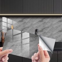 TAPETA SAMOPRZYLEPNA PANELE PŁYTKI ŚCIENNE NAKLEJKI MARMUR 30X15CM 16SZT