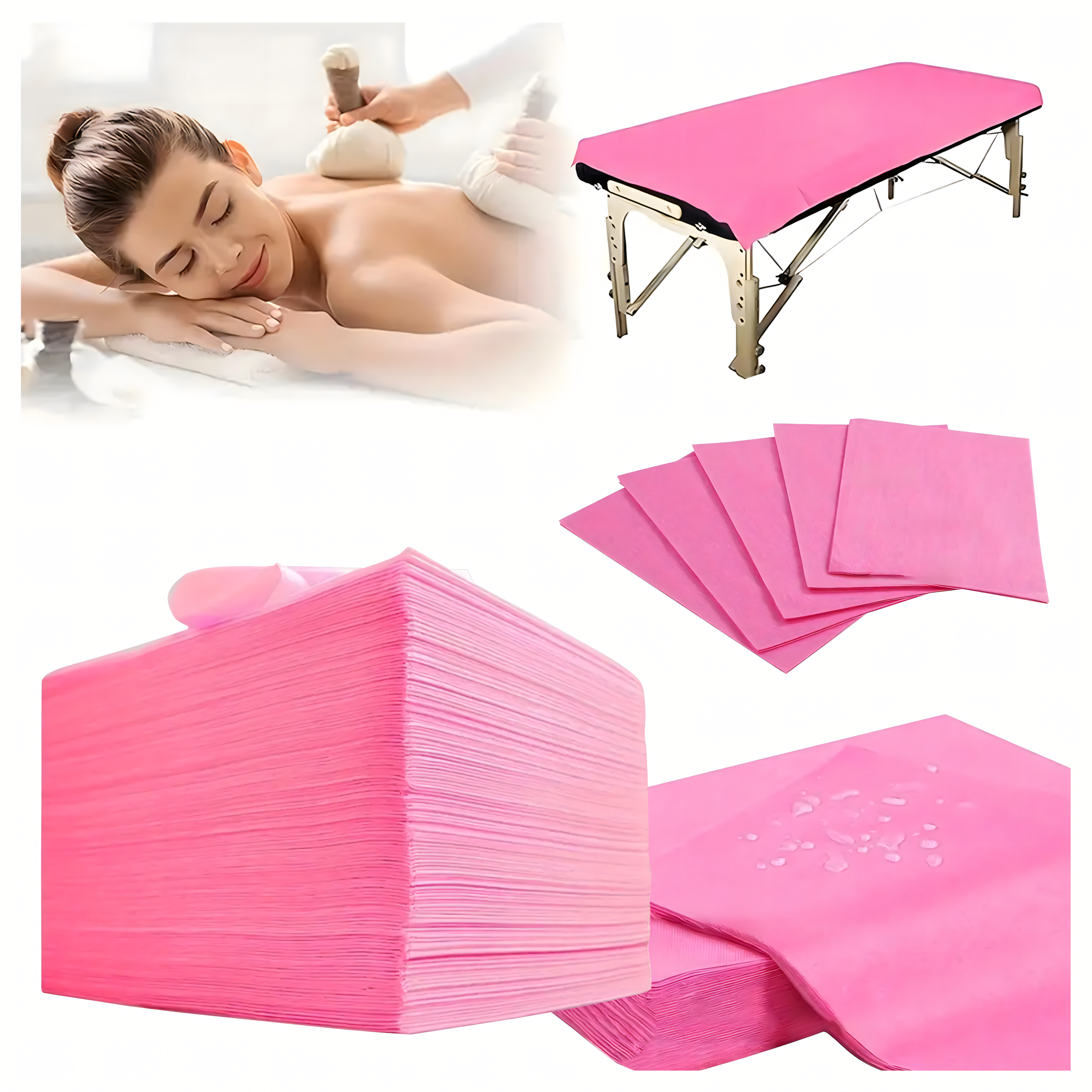 Podkład Podkłady Prześcieradło Kosmetyczne Medyczne Łóżko 170x70cm 100 szt