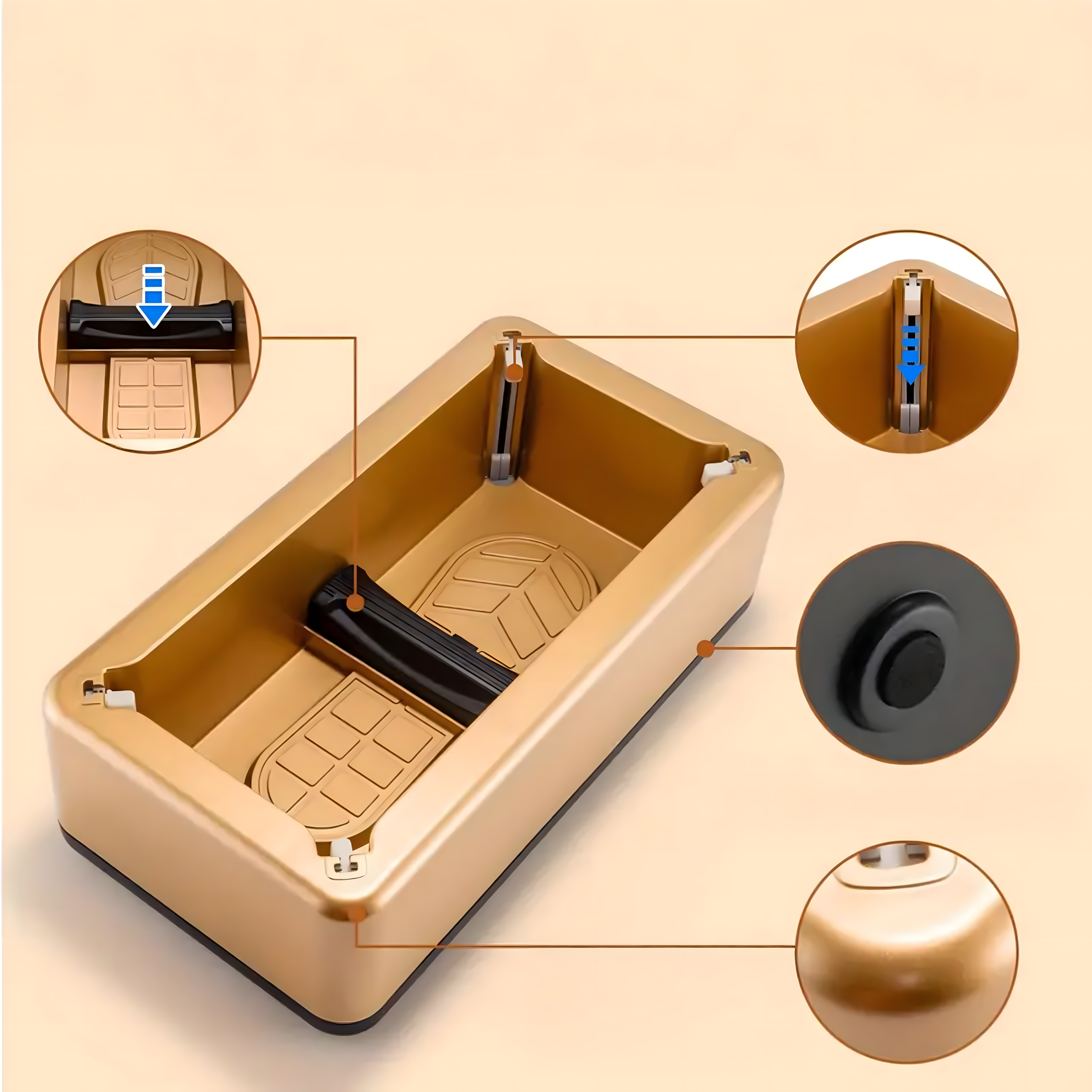 144x Automatyczny Dozownik Pojemnik Podajnik Ochraniaczy na Buty + 20 Worków - obrazek 4