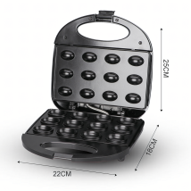 240x Opiekacz Wypiekacz do Robienia Orzeszków Ciastek Forma Orzeszki 750W 12szt