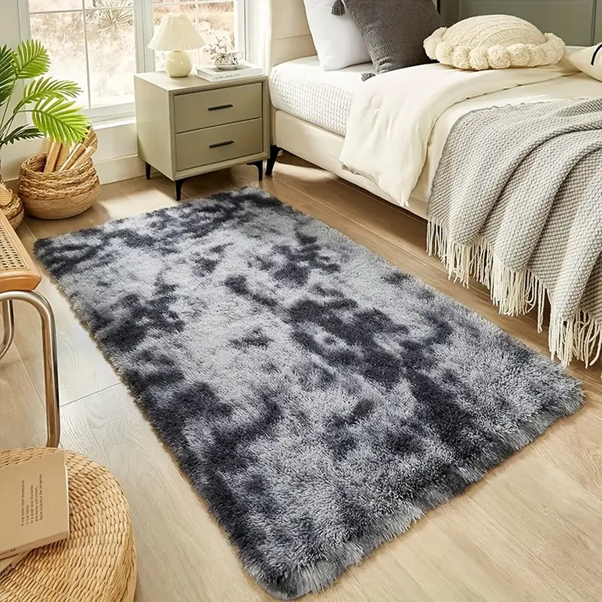 Dywan Plusz Mięciutki Shaggy Gęsty Włochacz Puchaty do Salonu 120x80cm - obrazek 7