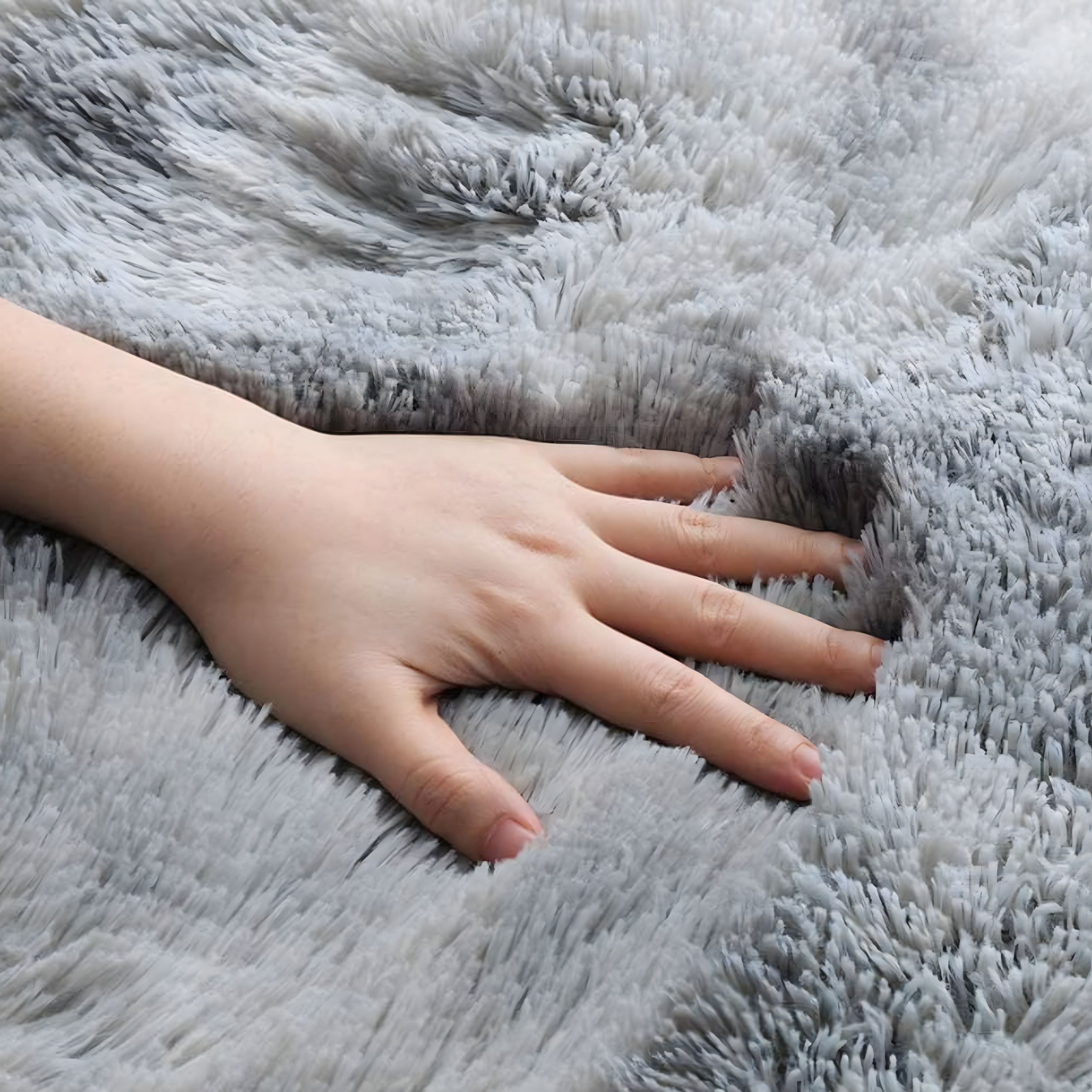 360x Dywan Plusz Mięciutki Shaggy Gęsty Włochacz Duży Puchaty do Salonu 160x60cm - obrazek 5