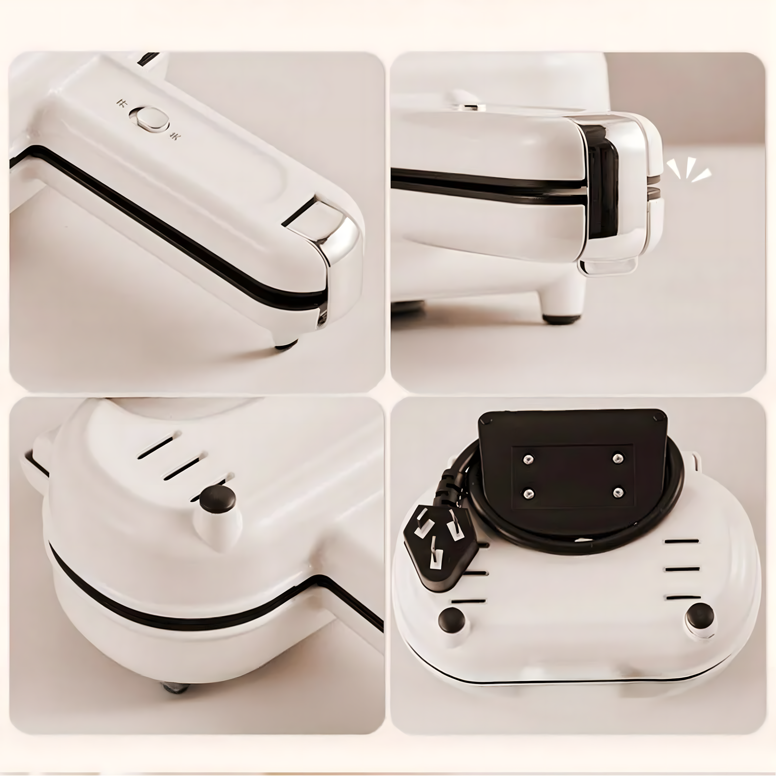 Toster Opiekacz do Kanapek Tostów Sandwich 700W Nieprzywierająca Powłoka - obrazek 9