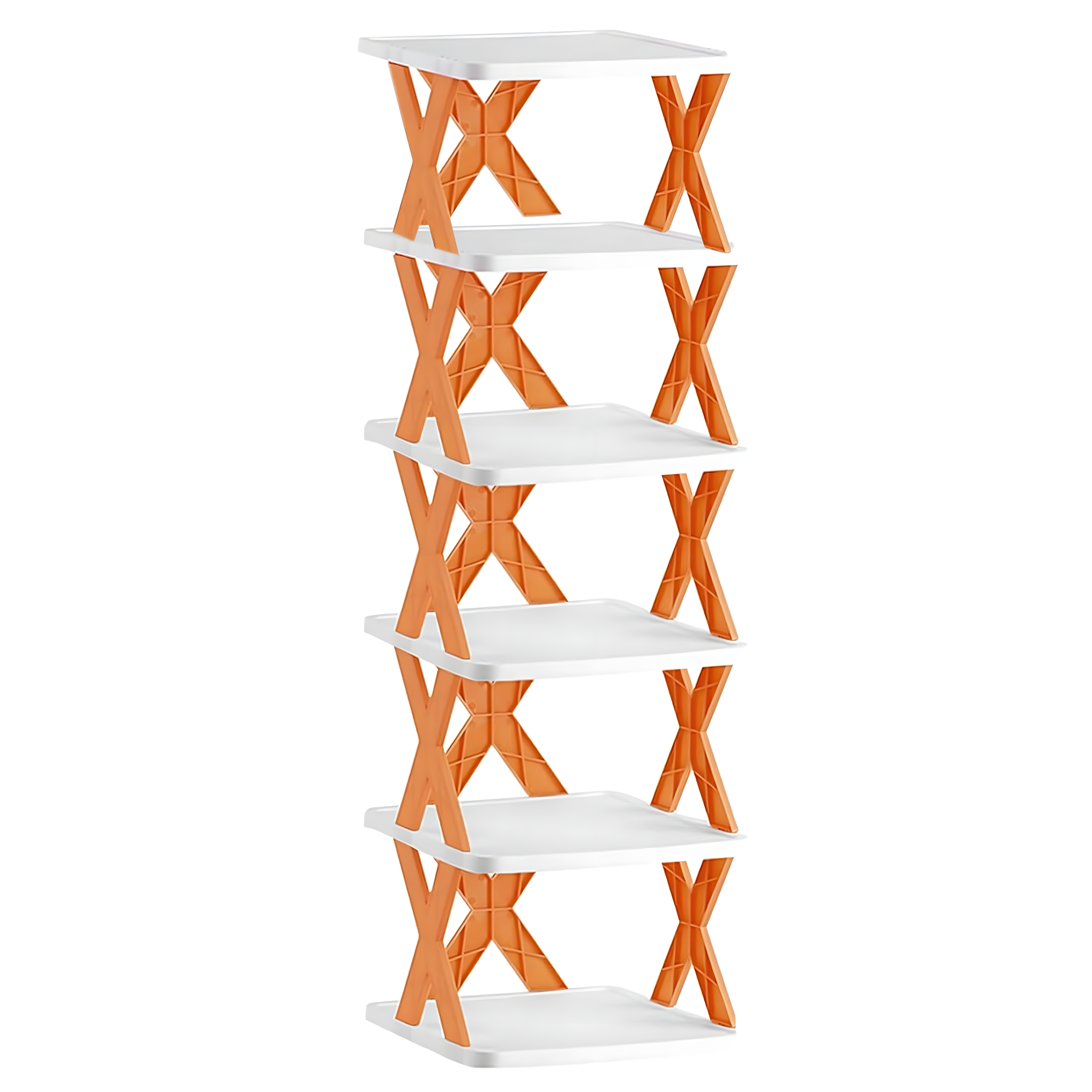 Modułowy Regał Stojak Szafka Wolnostojaca na Buty Obuwie 6 półek Składany