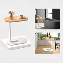 200x Stolik Kawowy na Kawę Boczny w Kształcie Litery C Nowoczesny do Salonu