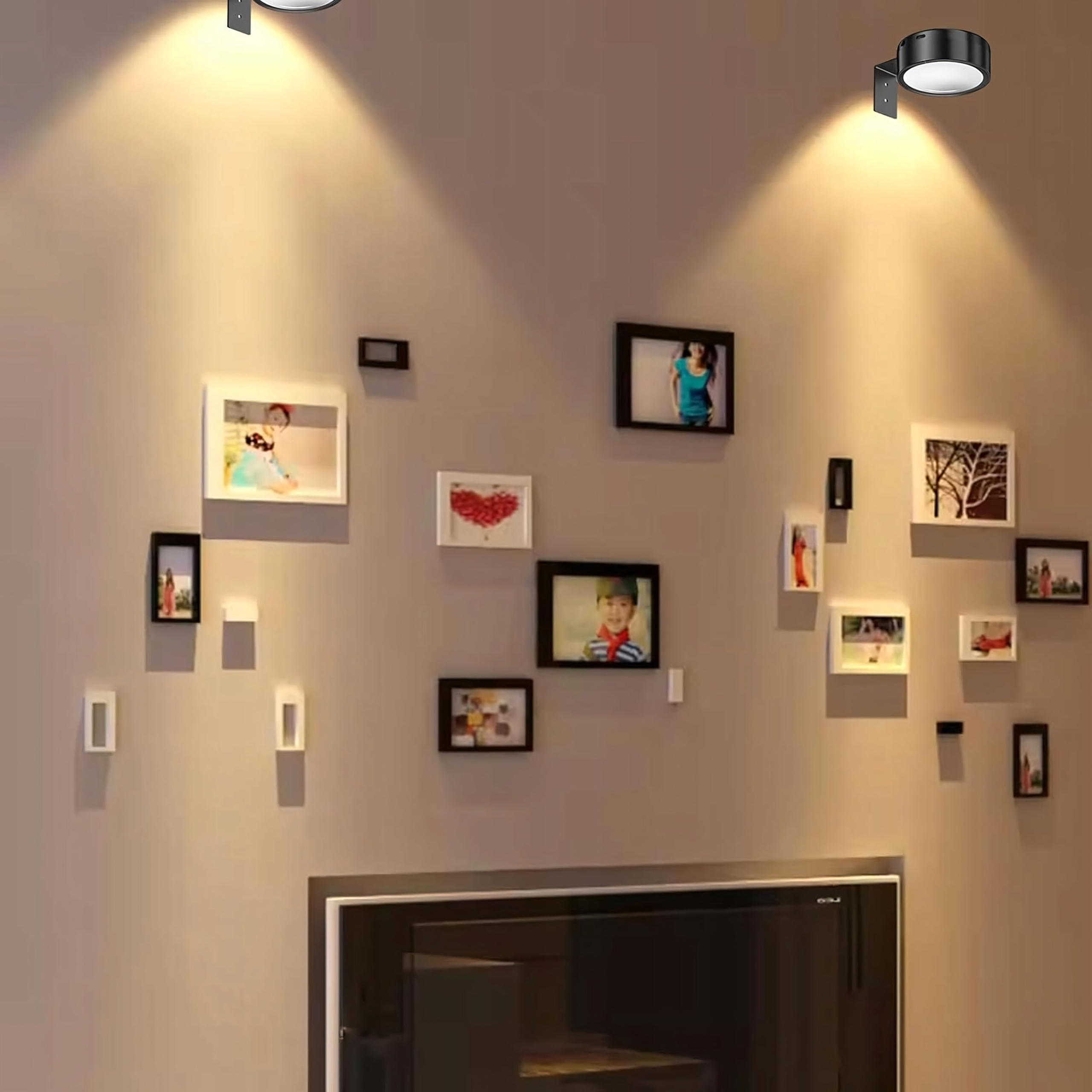 Lampa Led Magnetyczna Bezprzewodowa Klinkiet Ścienna do Obrazów Pilot - obrazek 11