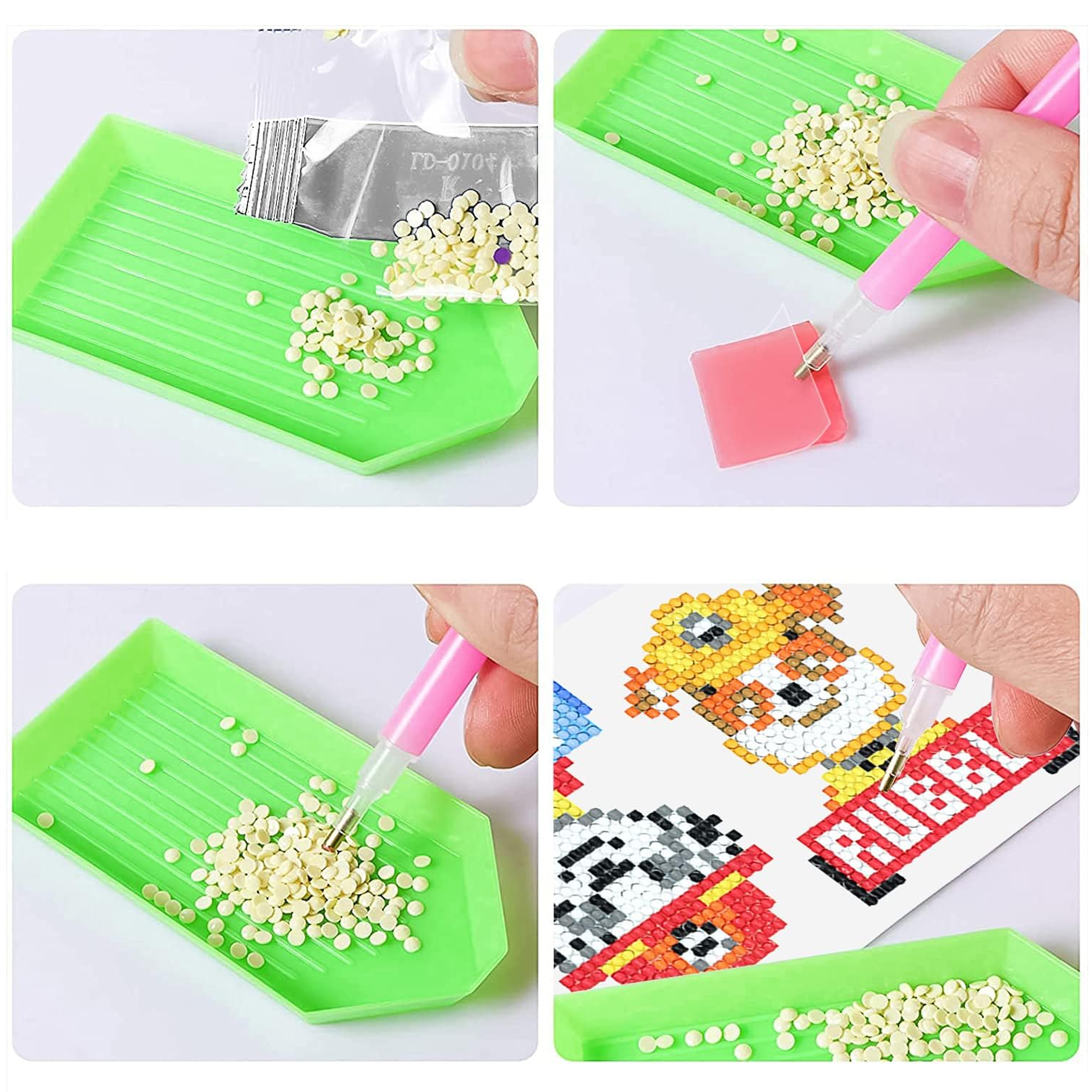 HAFT DIAMENTOWY NAKLEJKI DIAMENTOWE 5D MOZAIKA WYKLEJANKA DLA DZIECI ZESTAW - obrazek 8