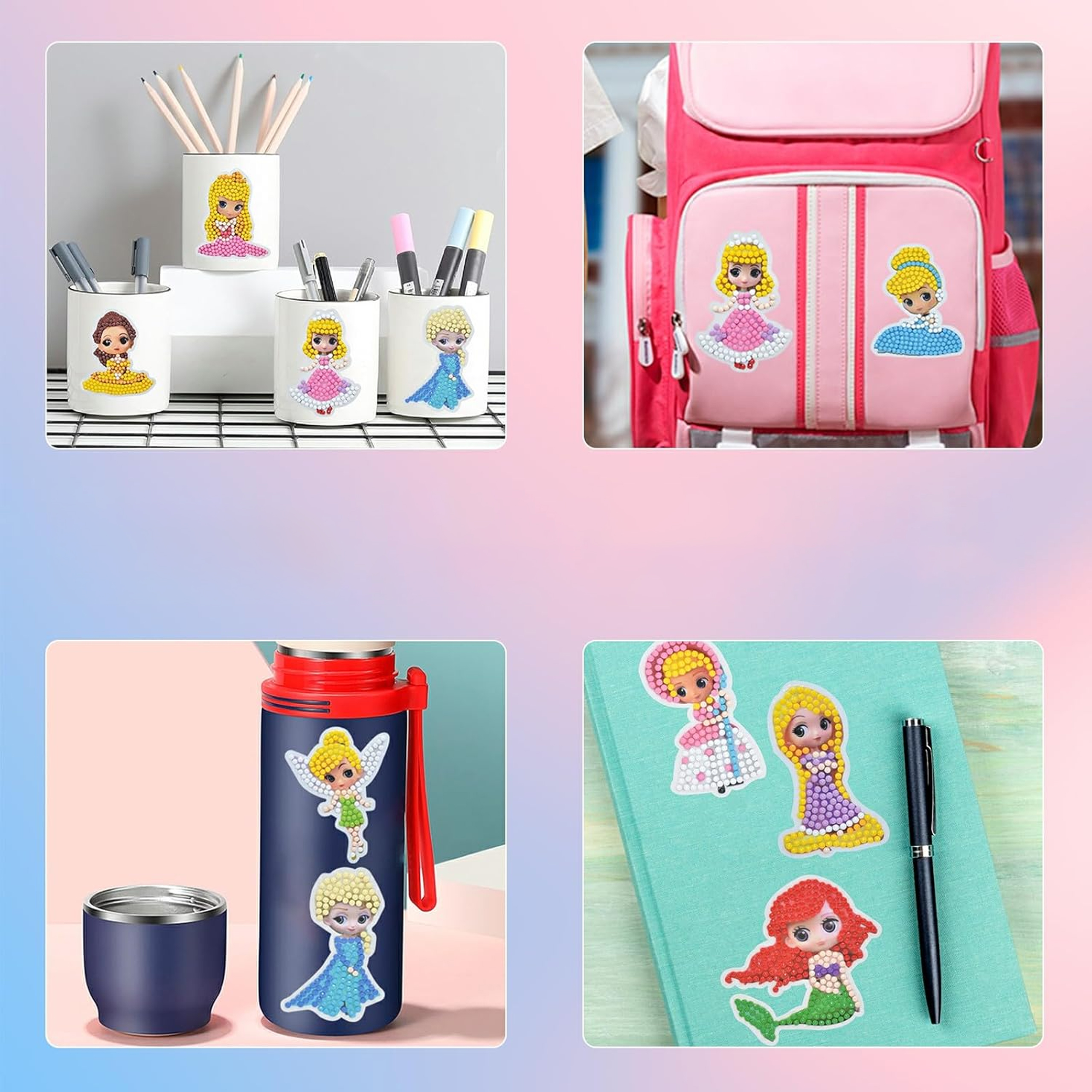 HAFT DIAMENTOWY NAKLEJKI DIAMENTOWE 5D MOZAIKA WYKLEJANKA DLA DZIECI ZESTAW - obrazek 10