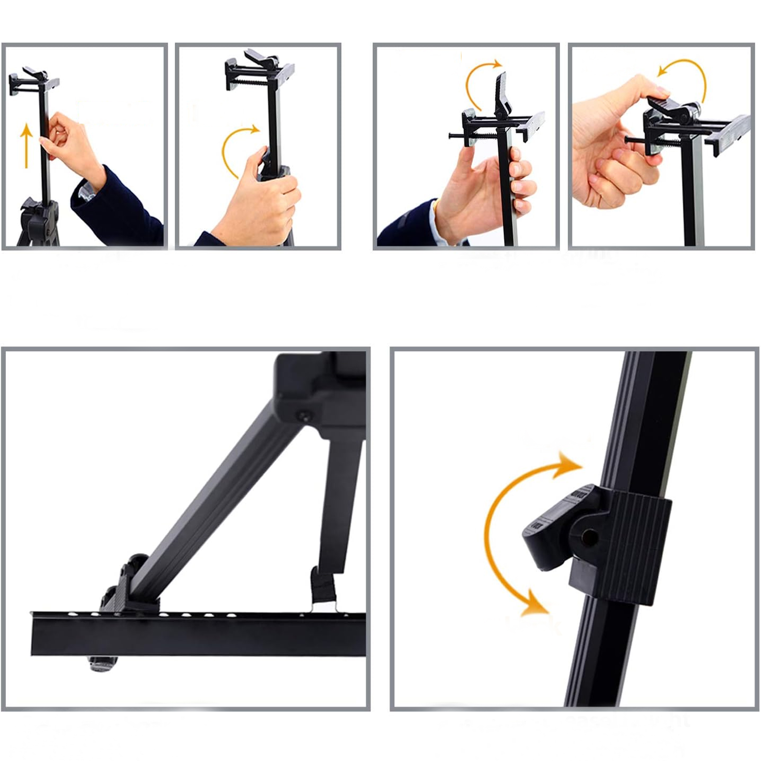 Sztaluga Malarska Aluminiowa Plenerowa 155cm Pokrowiec Duża Składana Mocna - obrazek 11
