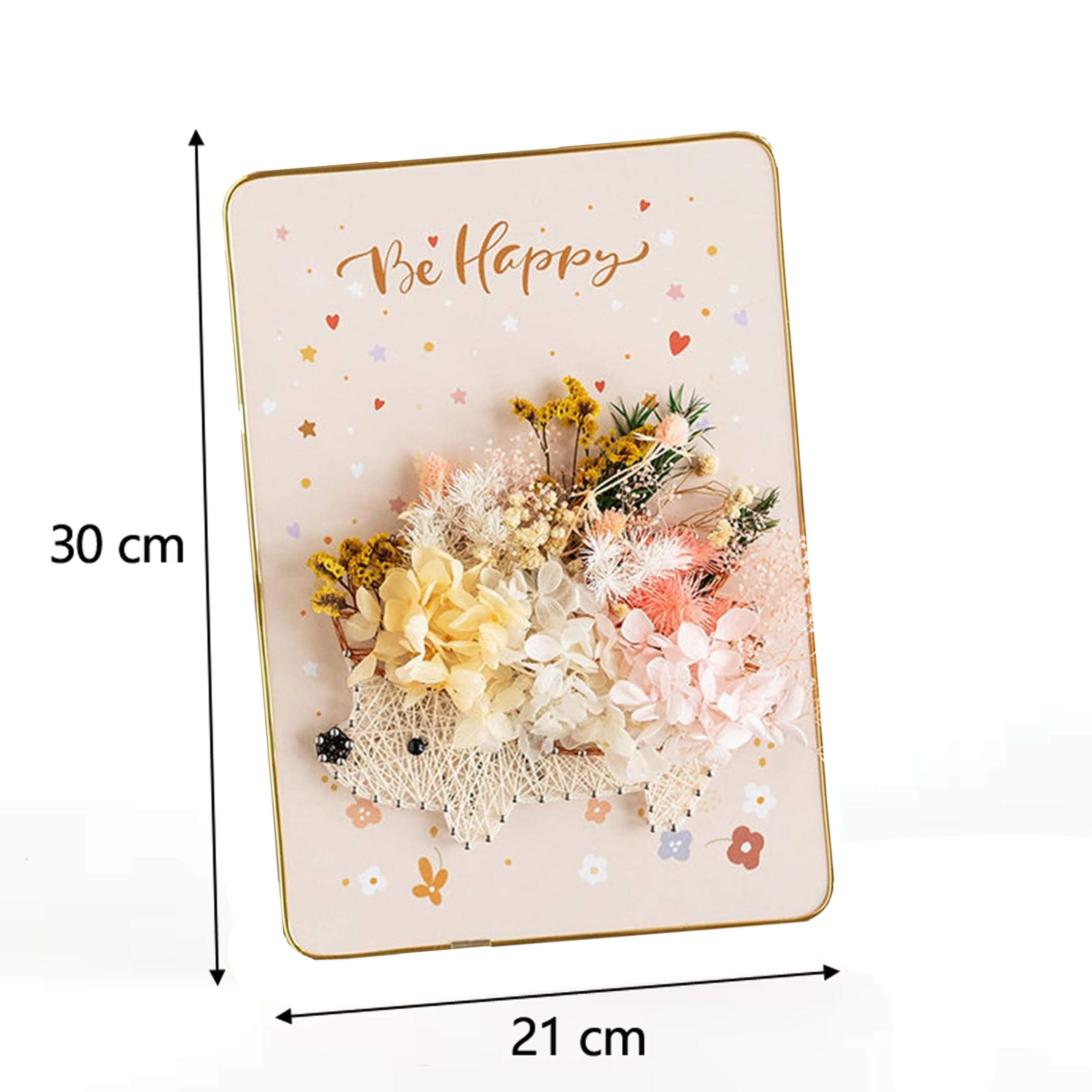 ZESTAW KREATYWNY DO STRING ART PRZEPLATANKA HAFT OBRAZ LED W RAMCE 21x30 CM - obrazek 11