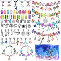 KREATYWNY ZESTAW DO ROBIENIA BRANSOLETEK NASZYJNIKÓW PREZENT KORALIKI