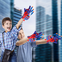 Spiderman Rękawica Wyrzutnia Sieć Strzelająca Rękawiczka + 20 Strzałek