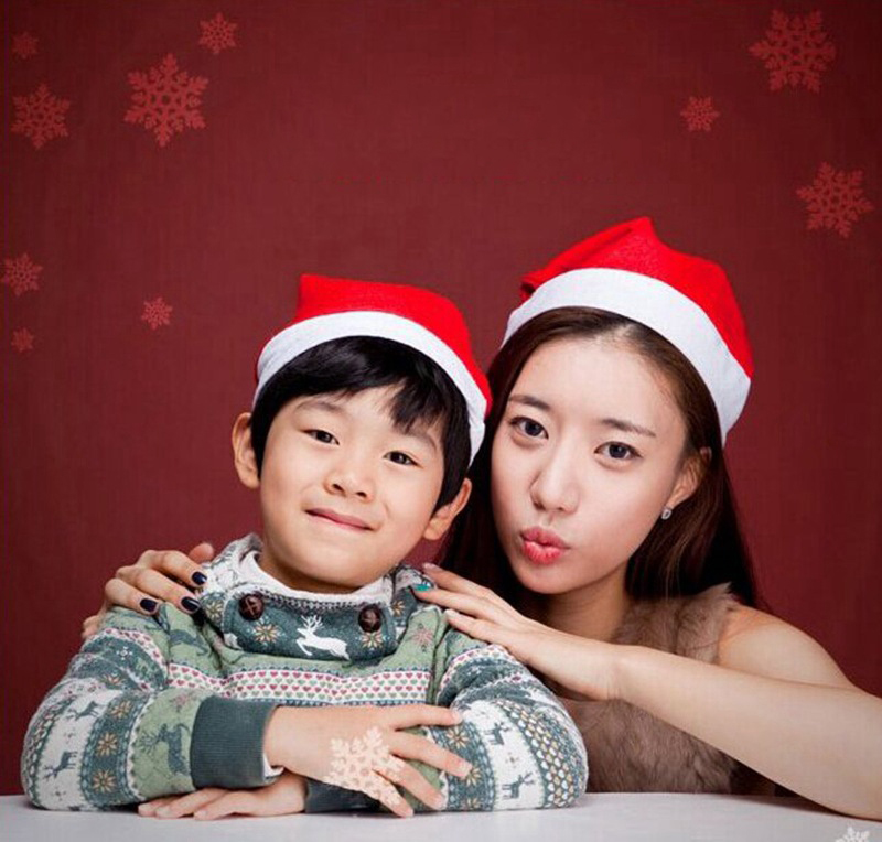 12 x CZAPKA ŚWIĄTECZNA MIKOŁAJA ŚWIĘTEGO MIKOŁAJA Z POMPONEM ŚWIĄTECZNY - obrazek 11