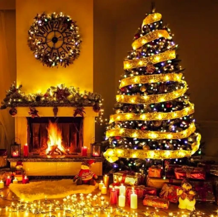 Lampki Świąteczne 500 Led Choinkowe Dekoracyjne IP44 Zewnętrzne 32m Ciepłe - obrazek 9