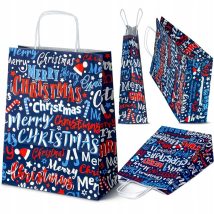 TORBA ŚWIĄTECZNA PREZENTOWA NA PREZENTY ŚWIĘTA MIKOŁAJA POD CHOINKĘ 25 SZT