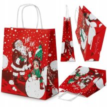 TORBA ŚWIĄTECZNA PREZENTOWA NA PREZENTY ŚWIĘTA MIKOŁAJA POD CHOINKĘ 25 SZT