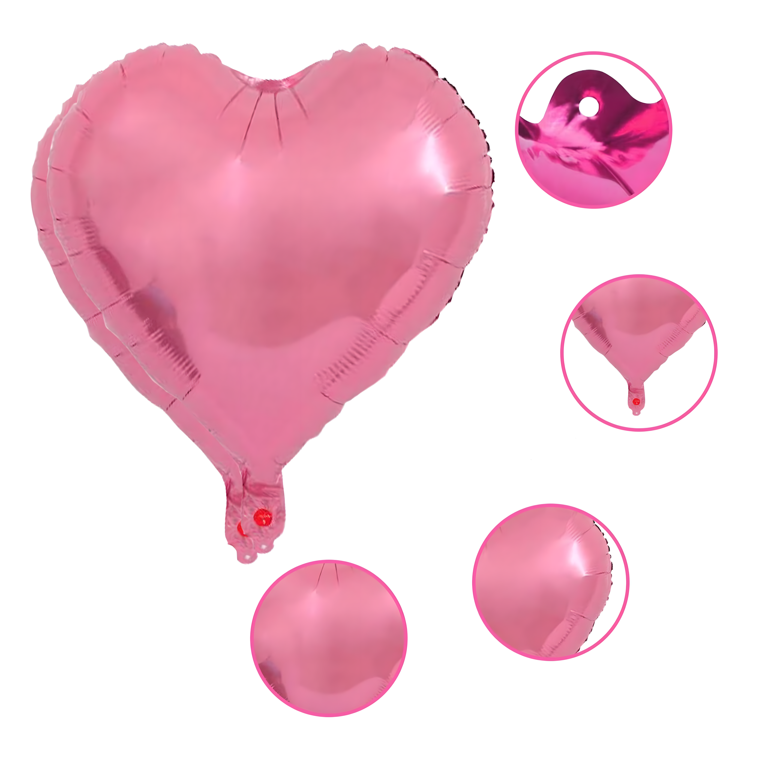 Balony na Baby Shower Bobas Dziewczynka Baby Girl Zestaw 5 szt Gwiazdki - obrazek 5