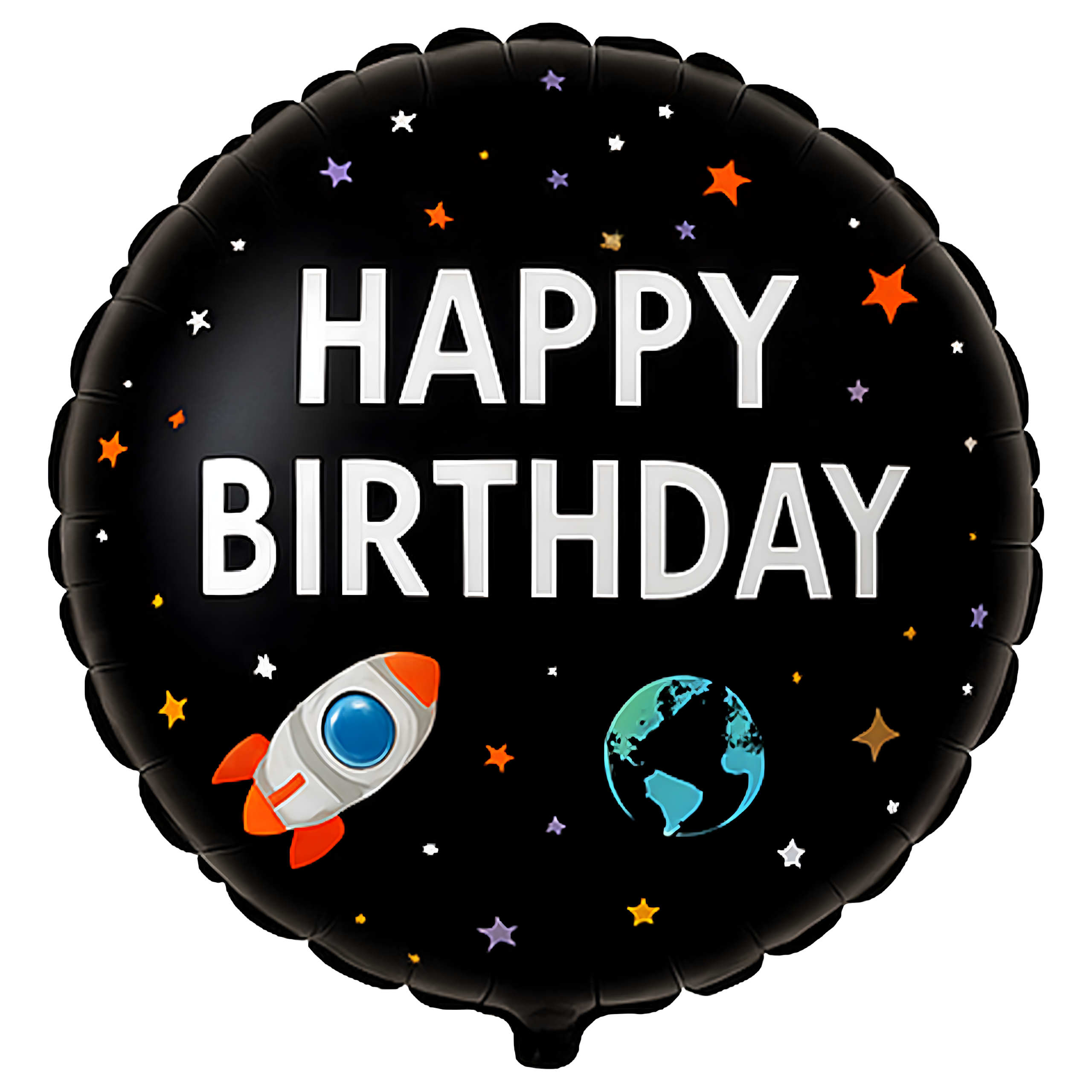 Zestaw Balonów Foliowych na Urodziny Kosmos Astronauta Gwiazdy 5 szt - obrazek 9