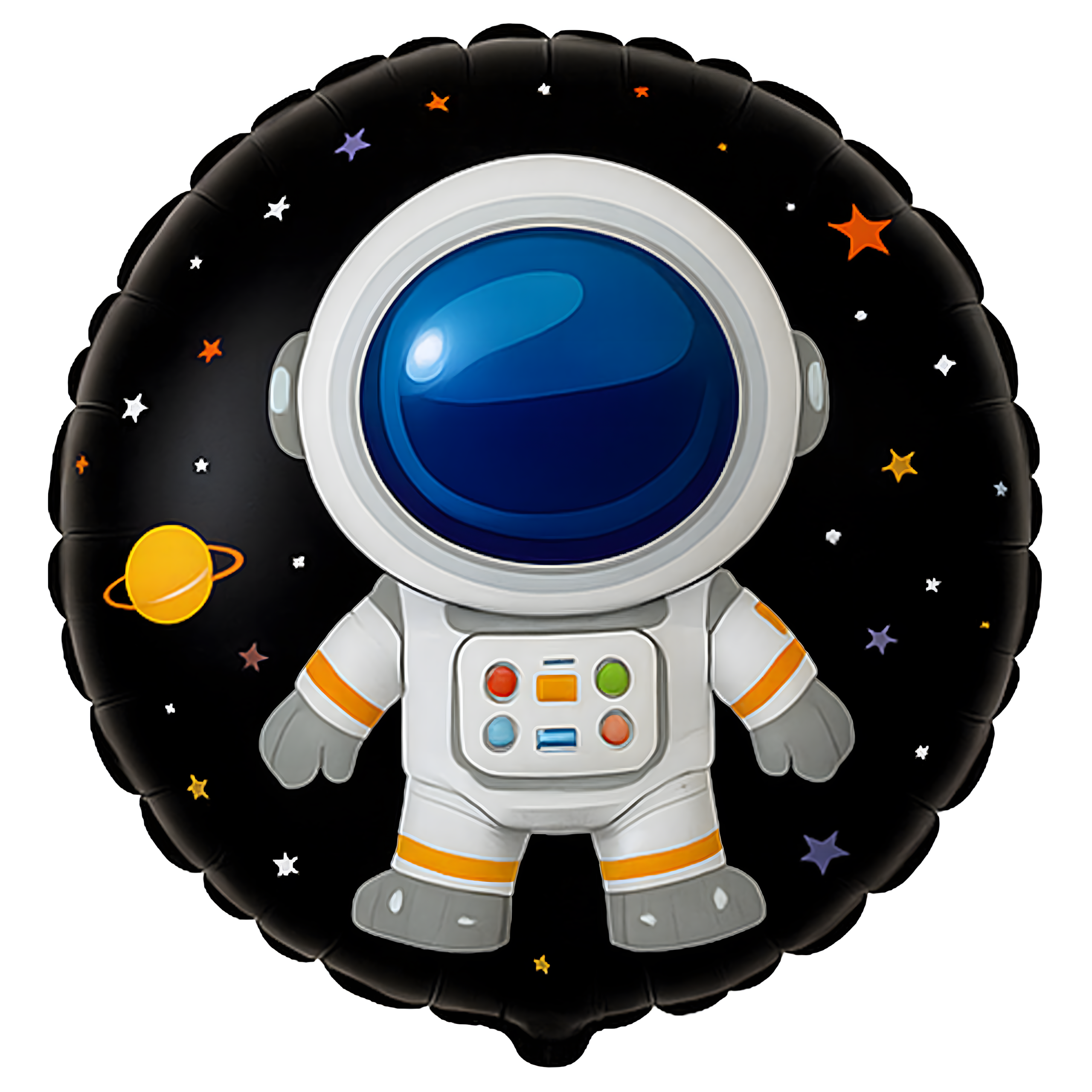 Zestaw Balonów Foliowych na Urodziny Kosmos Astronauta Gwiazdy 5 szt - obrazek 11