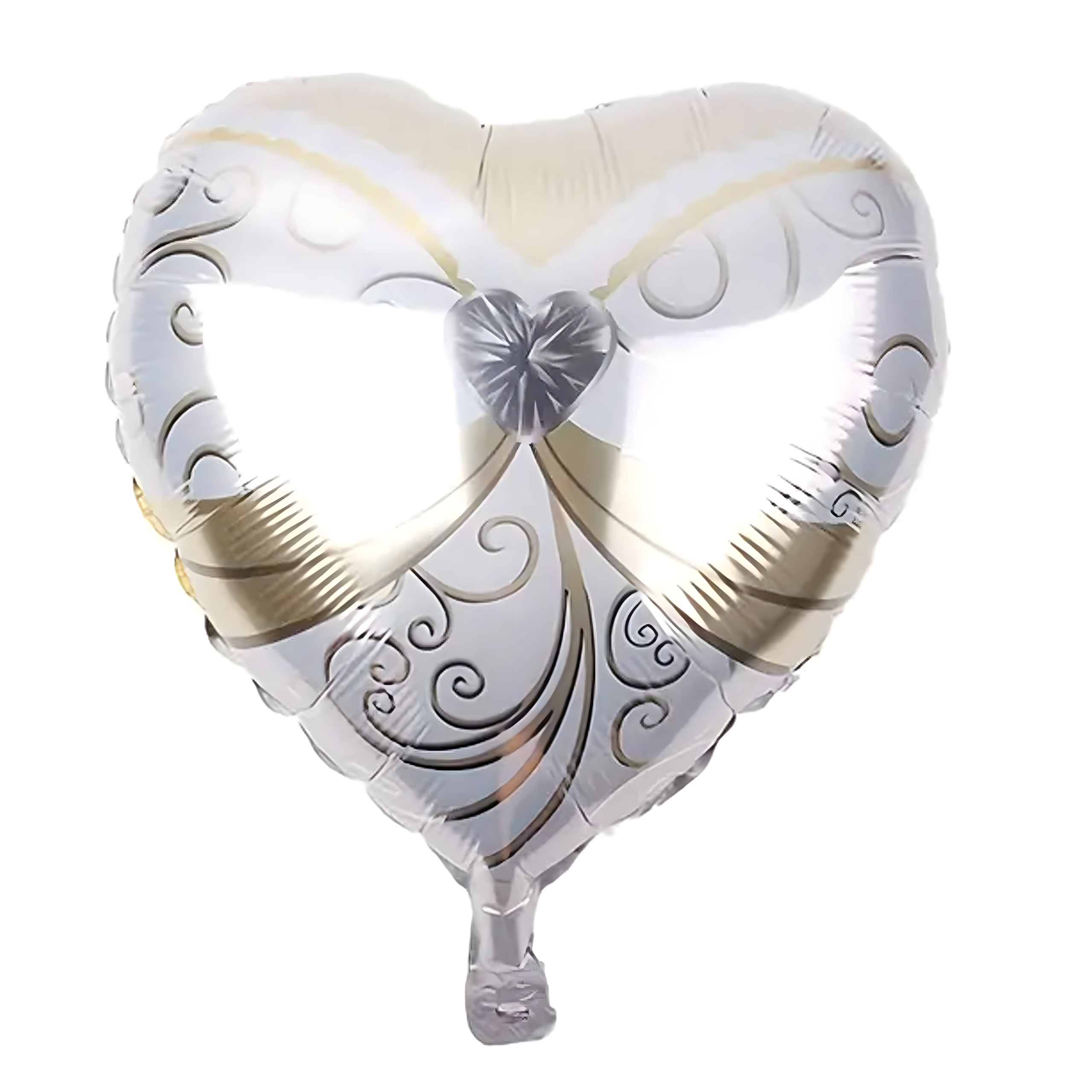 Balony Weselne Garnitur Suknia Ślubna Ślub na Wesele 5 szt - obrazek 4