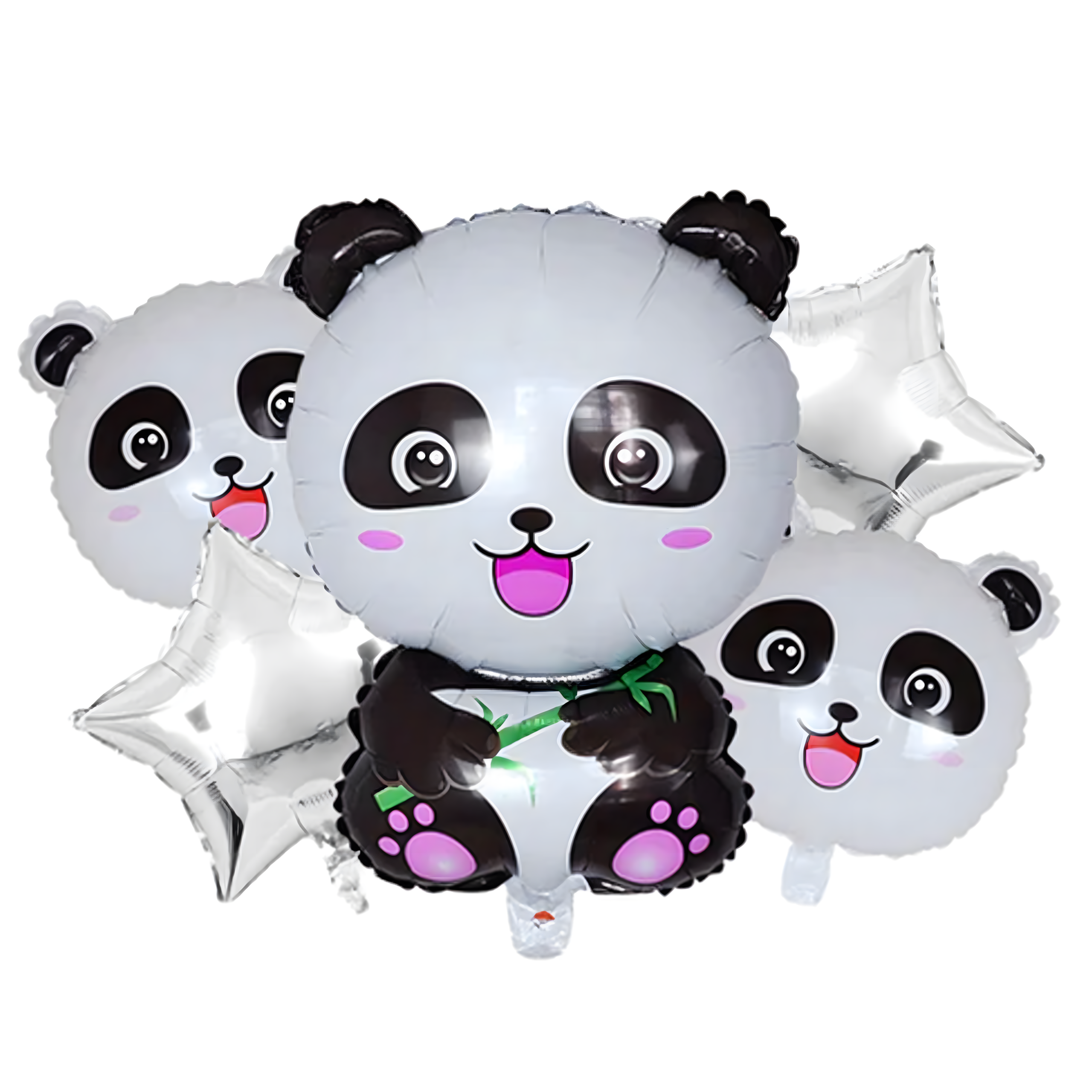 Zestaw Balonów Urodzinowych Panda Zwierzęta na Urodziny Przyjęcia 5 szt - obrazek 3