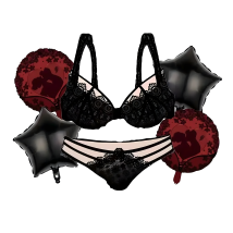 Zestaw Balonów na Wieczór Panieński Bielizna Przyjęcia 6 szt