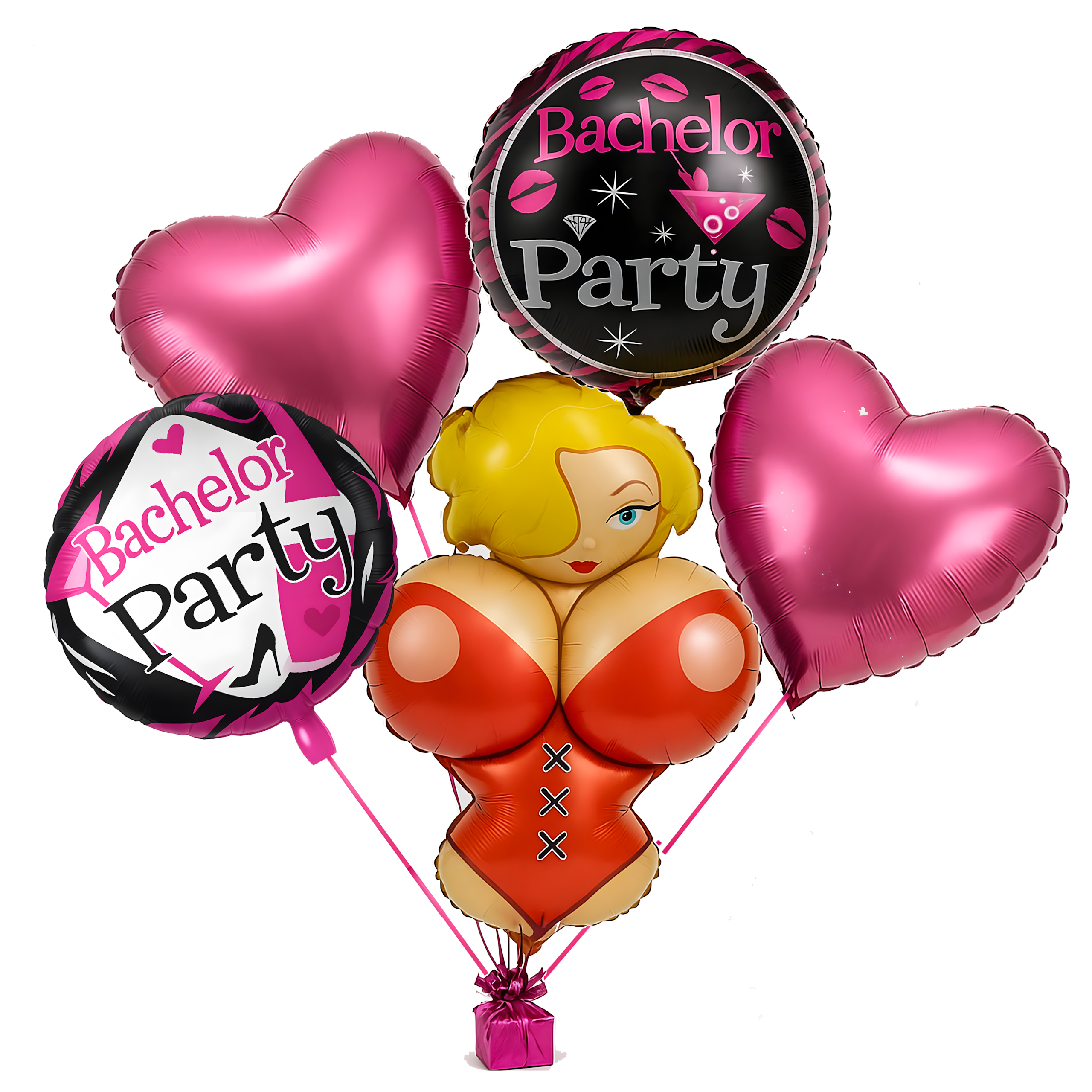 Zestaw Balonów na Wieczór Kawalerski Cycolina Przyjęcia 6 szt - obrazek 4