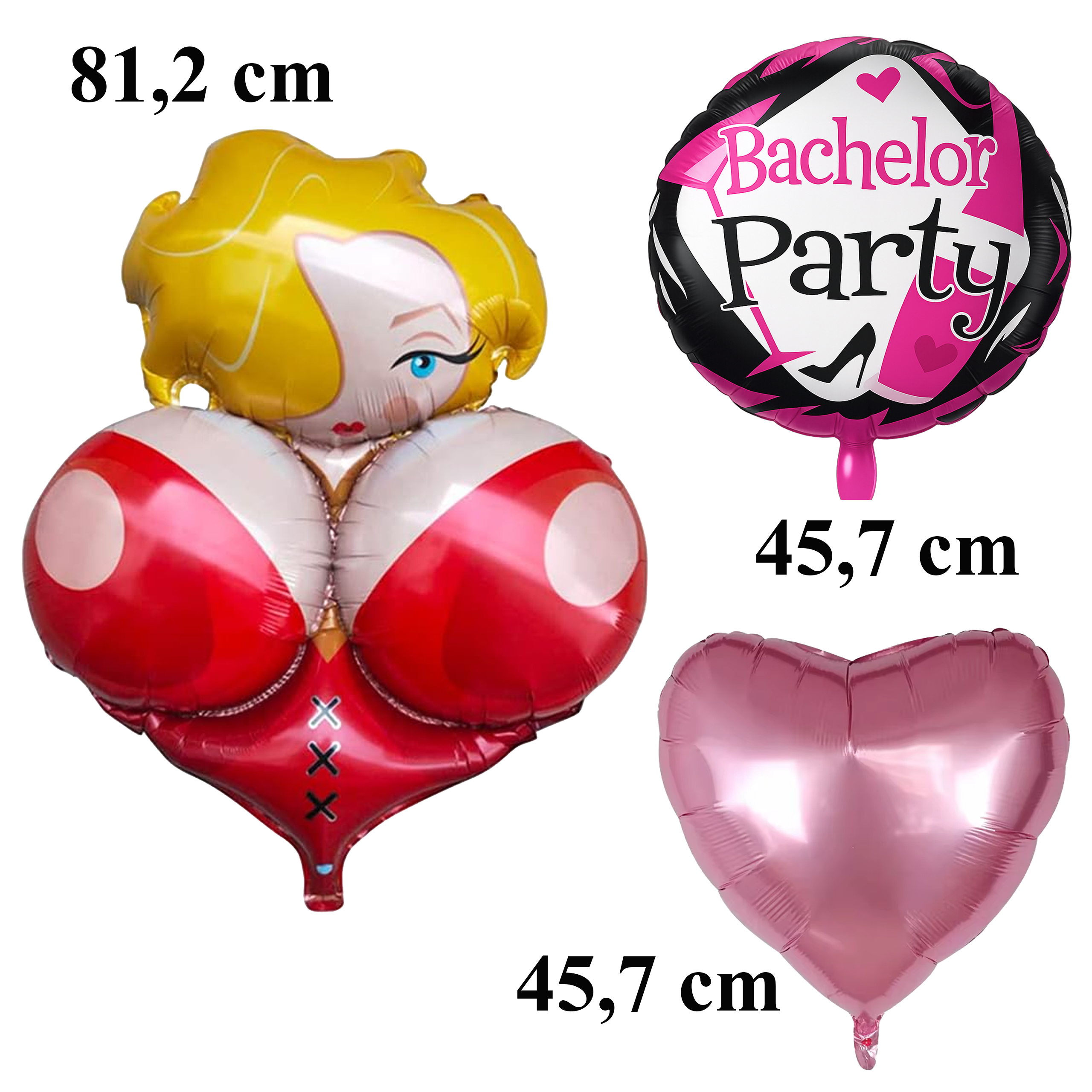 Zestaw Balonów na Wieczór Kawalerski Cycolina Przyjęcia 6 szt - obrazek 8