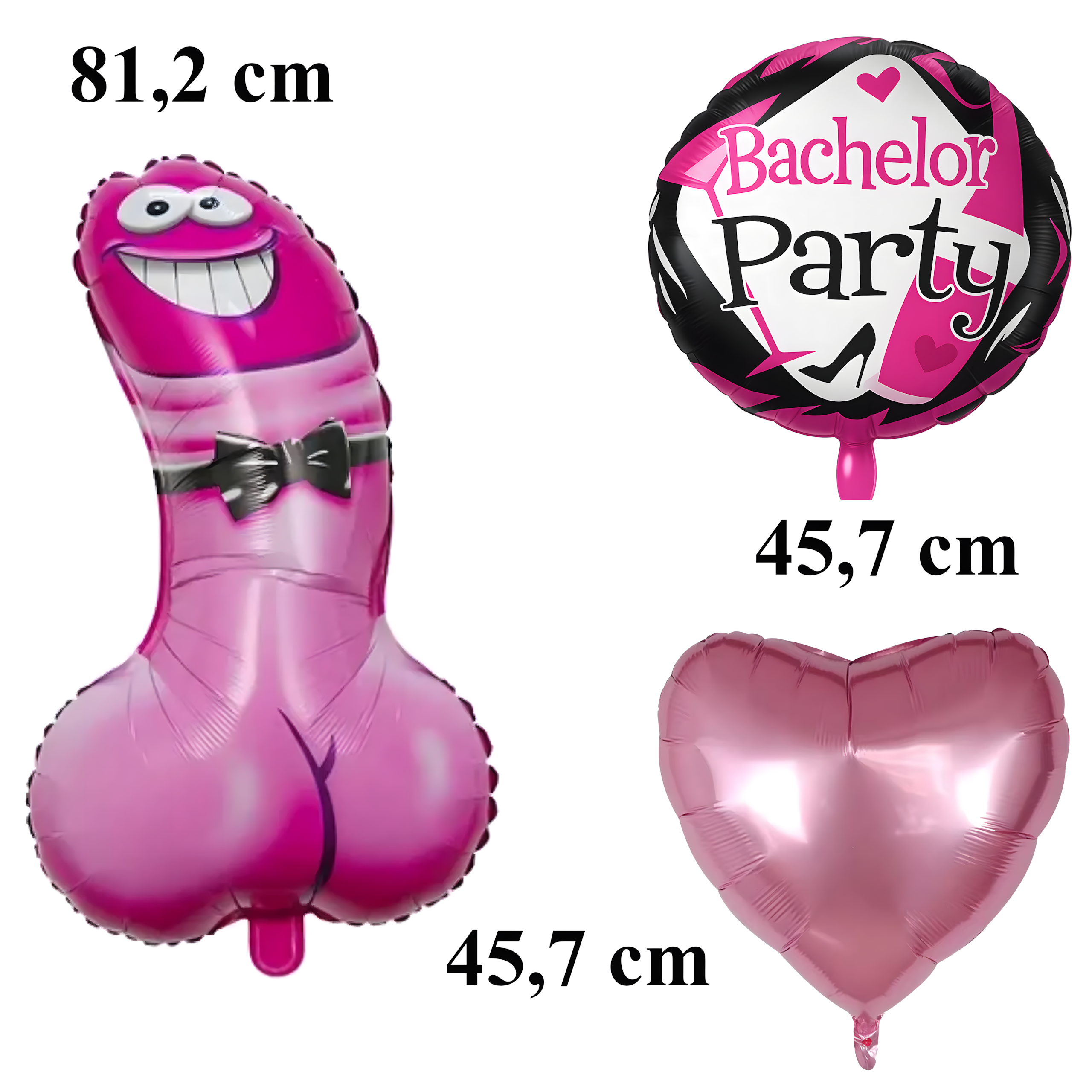 Zestaw Balonów na Wieczór Panieński Zabawne Balony Przyjęcia 6 szt - obrazek 5