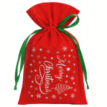 Zestaw 8 szt Worków Świątecznych Worek Świąteczny na Prezent Ozdobny