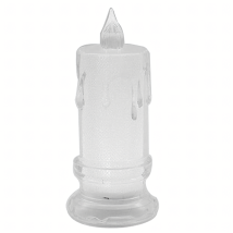 12x Świeczka Elektryczna Wkład do Zniczy 11 cm Świeca Led na Baterie Brokatowa