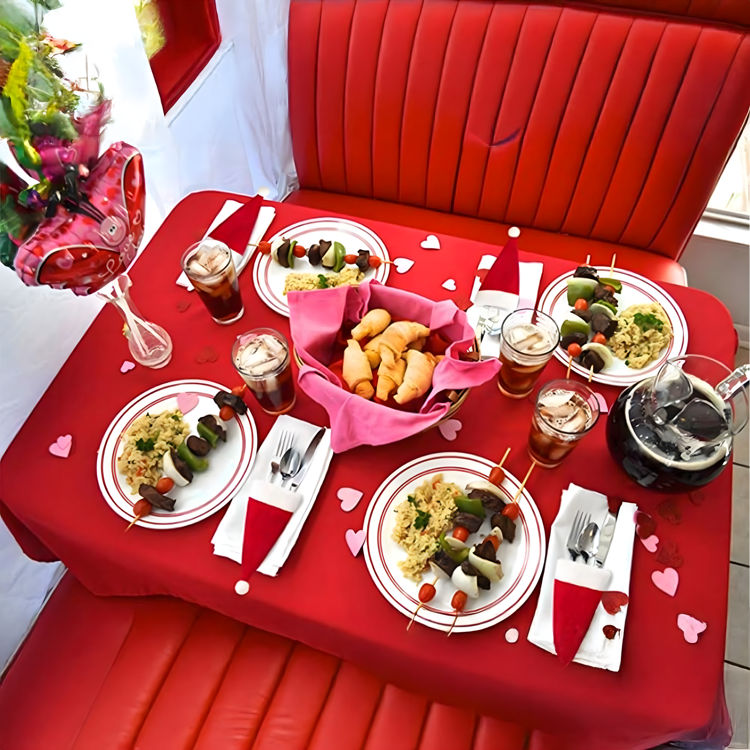 12x Etui na Sztućce Świąteczne Pokrowce Pokrowiec na Święta Czapka Mikołaj - obrazek 9