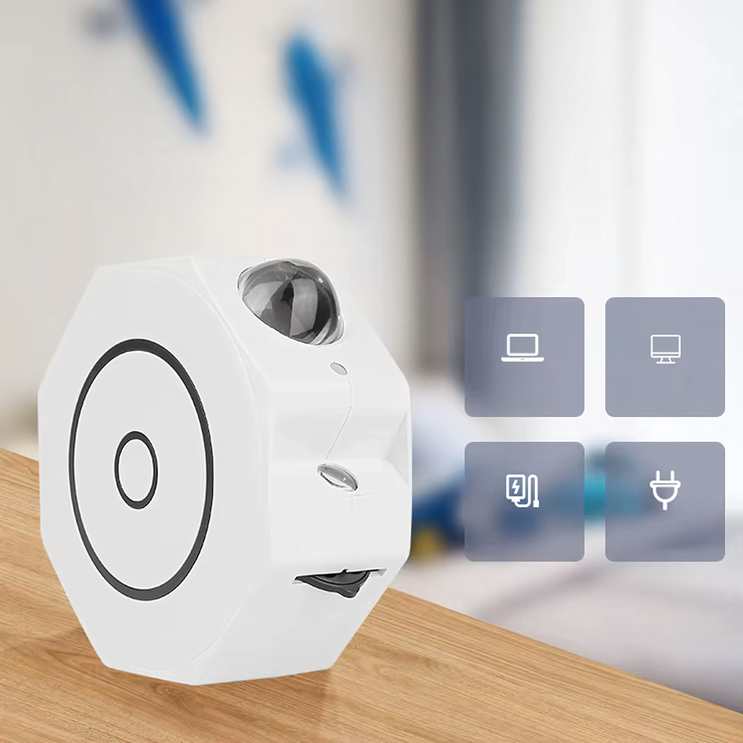 Projektor Gwiazd Rzutnik Nieba Lampka Led Nocna Relaksacyjna + Pilot - obrazek 6