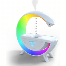 Nawilżacz Powietrza Antygrawitacyjny Aromaterapia Lampka Nocna RGB Głośnik