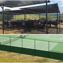 135x Siatka Cieniująca 1,5x25m Maskująca Osłona na ogrodzenie Płot 60g