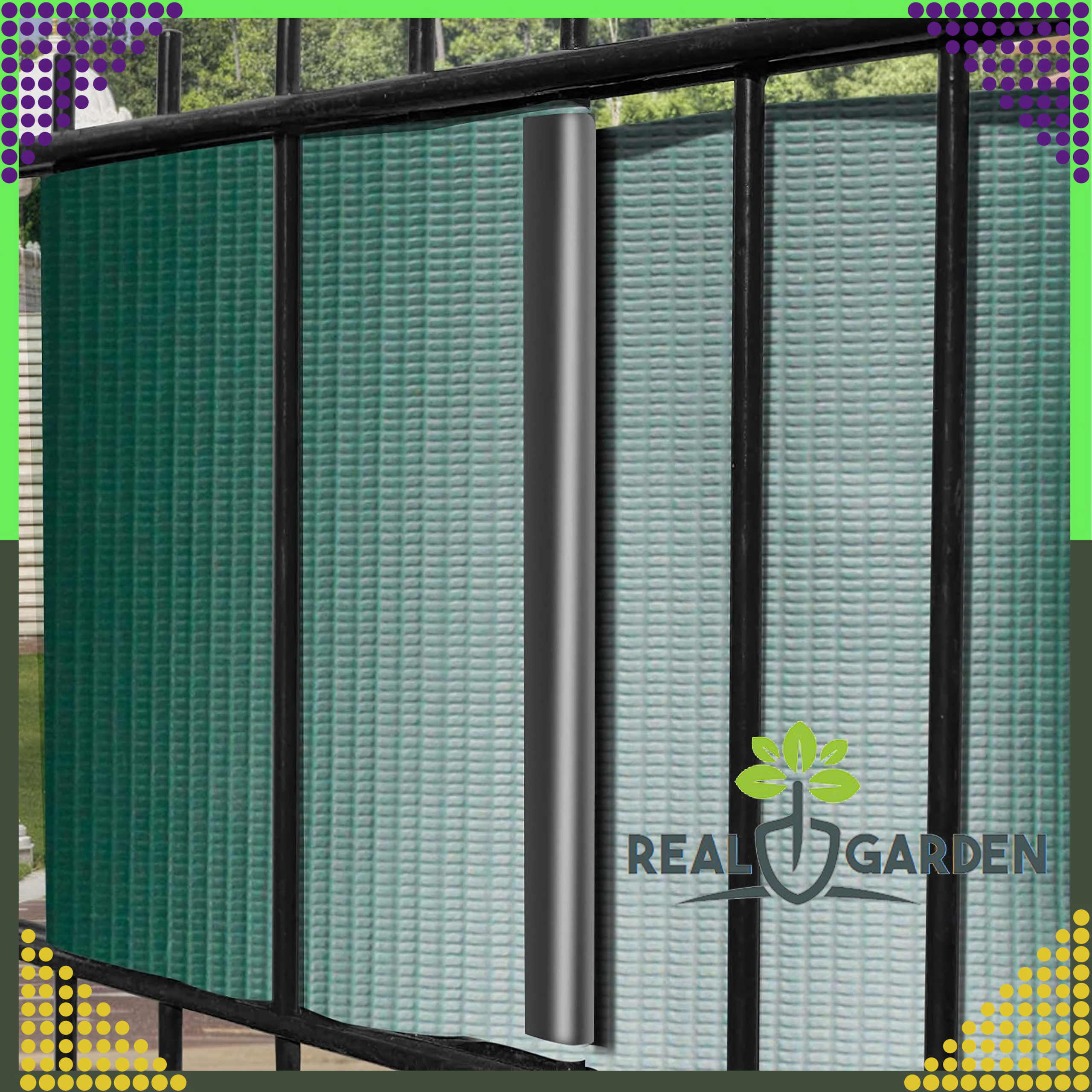 Taśma Ogrodzeniowa Jasnoszara 19cmx35m Osłona Panelowa na Ogrodzenie Płot UV - obrazek 9