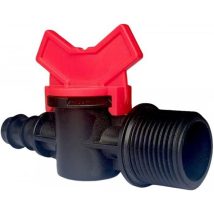 Paczka 100szt. Zaworek Odcinający Zamykający Zawór do Linii Kroplującej Wtyk Fi 16 mm