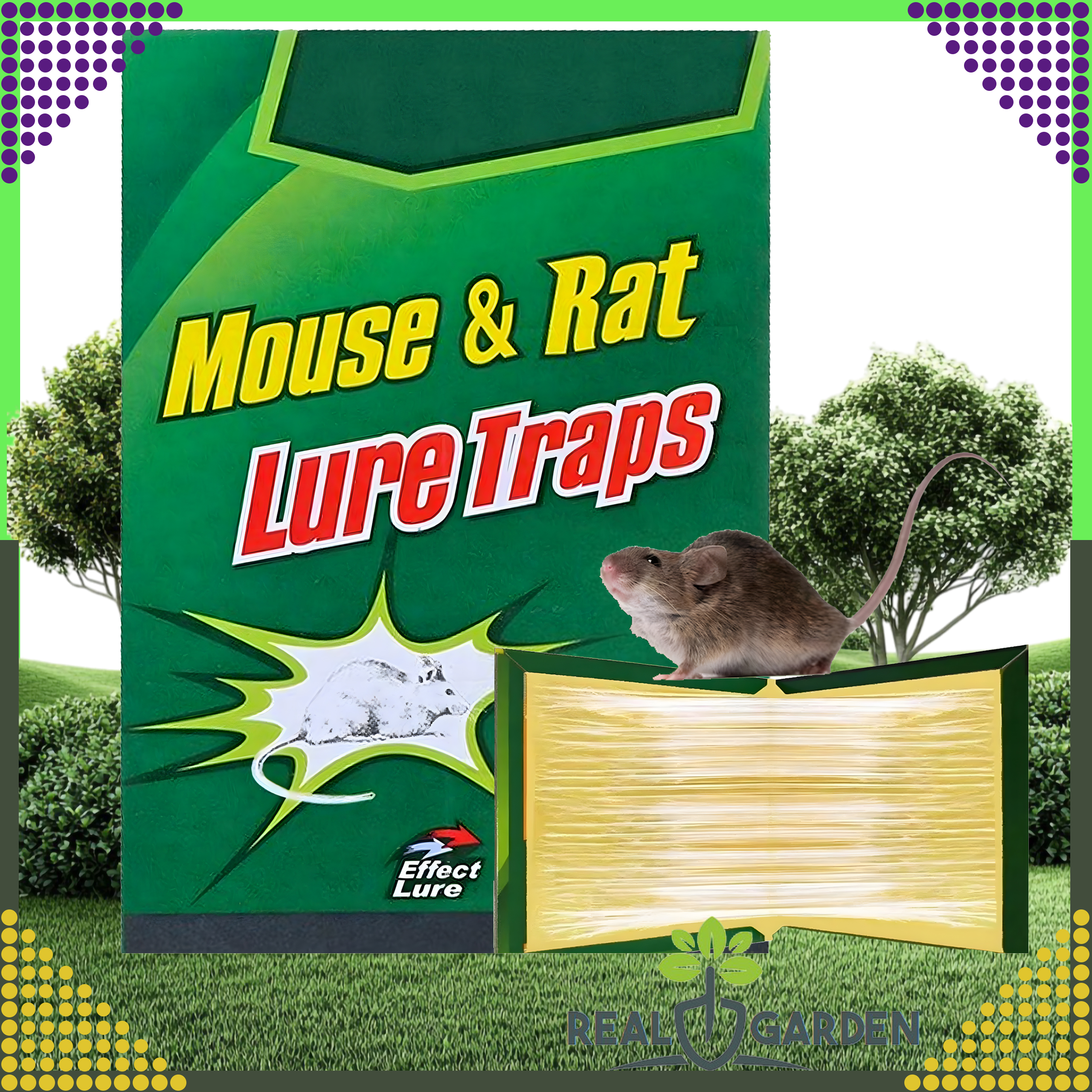 Karton 200 szt. Pułapka Myszołapka na Myszy Szczury Silny Klej Mocna Łapka Zapachowa Lep