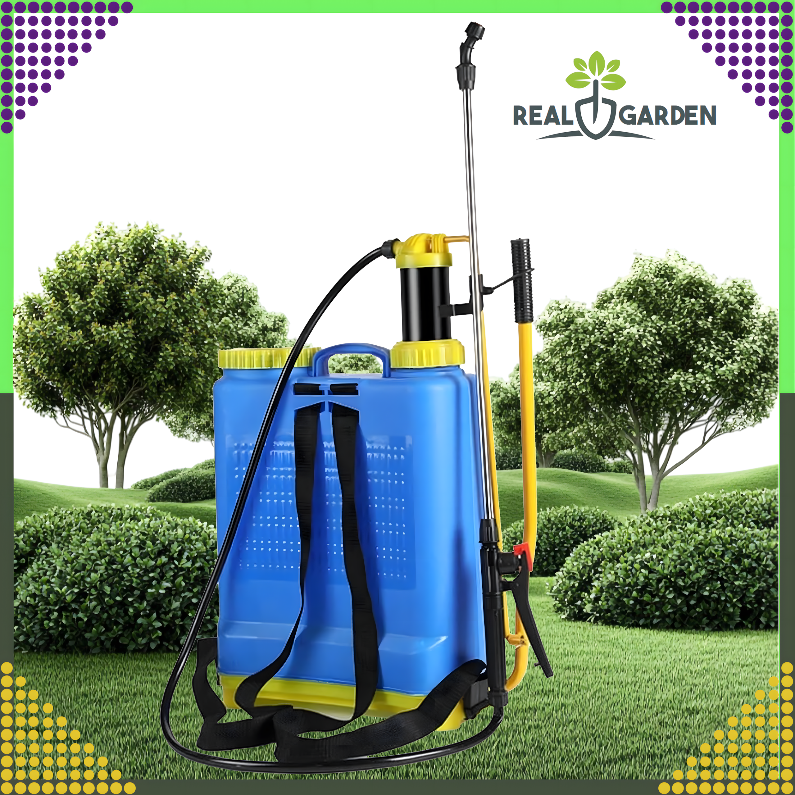 Opryskiwacz 16L Ciśnieniowy Plecakowy Ogrodowy Zraszacz + Lejca + Dysze - obrazek 4