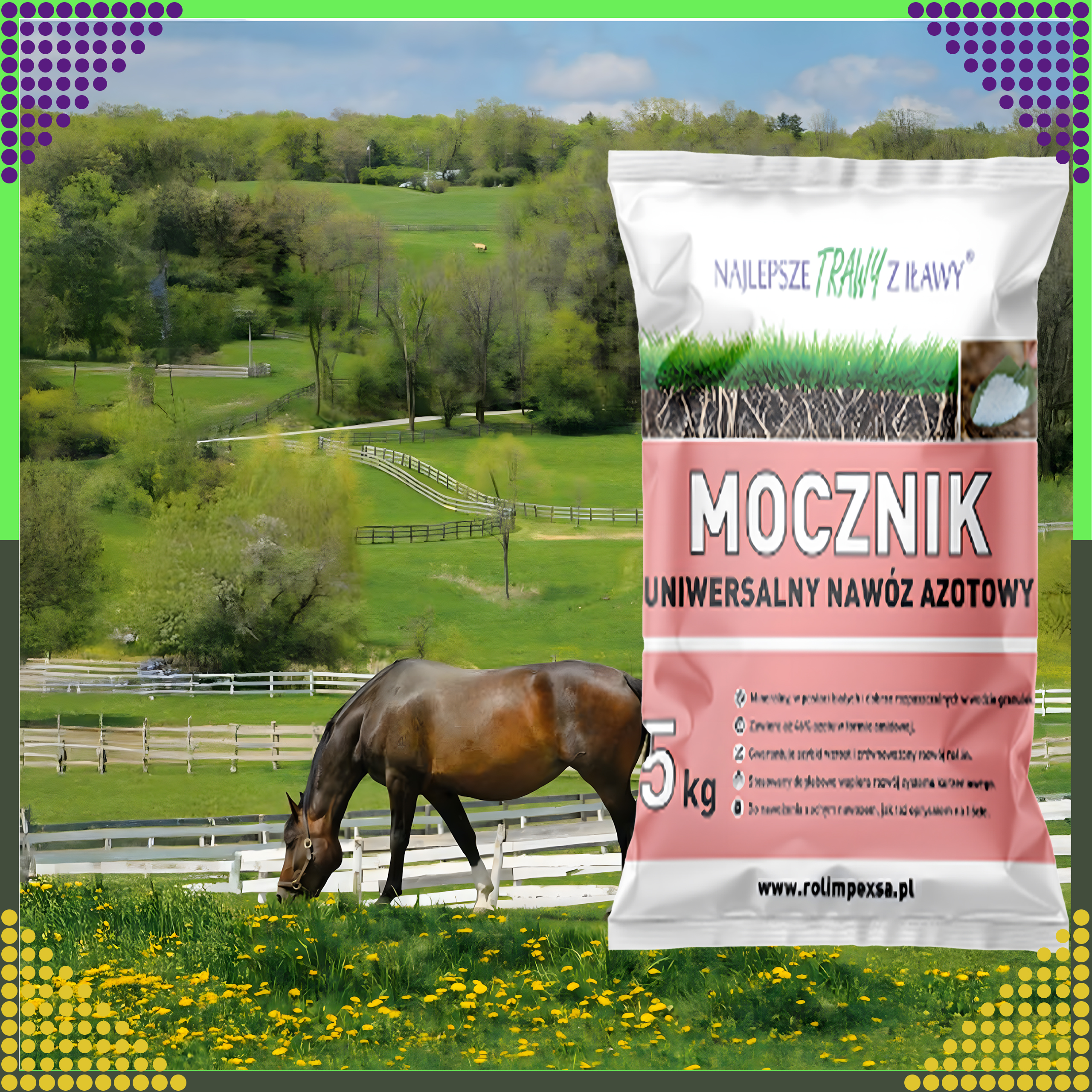 Premium Mocznik Nawóz Ekologiczny 5kg Uniwersalny Azotowy do Ogrodu Trawy - obrazek 9