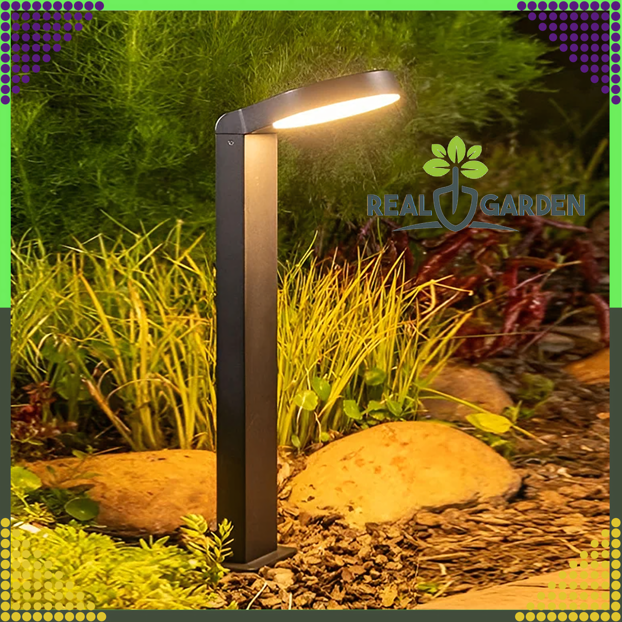 Lampa LED 18W Ogrodowa Nowoczesna 60cm Zewnętrzna Słupek Stojąca Okrągła - obrazek 3