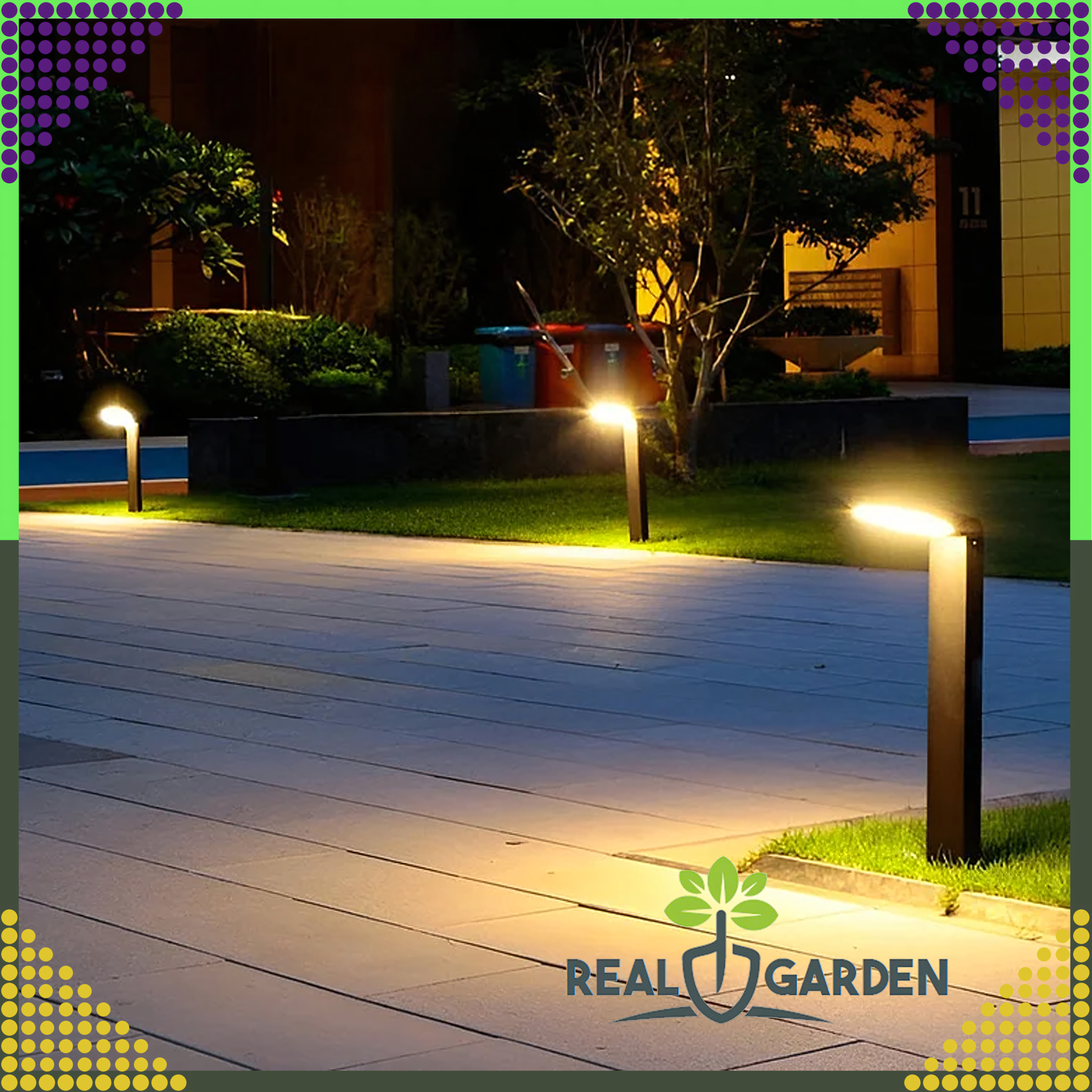 Lampa LED 18W Ogrodowa Nowoczesna 60cm Zewnętrzna Słupek Stojąca Okrągła - obrazek 4