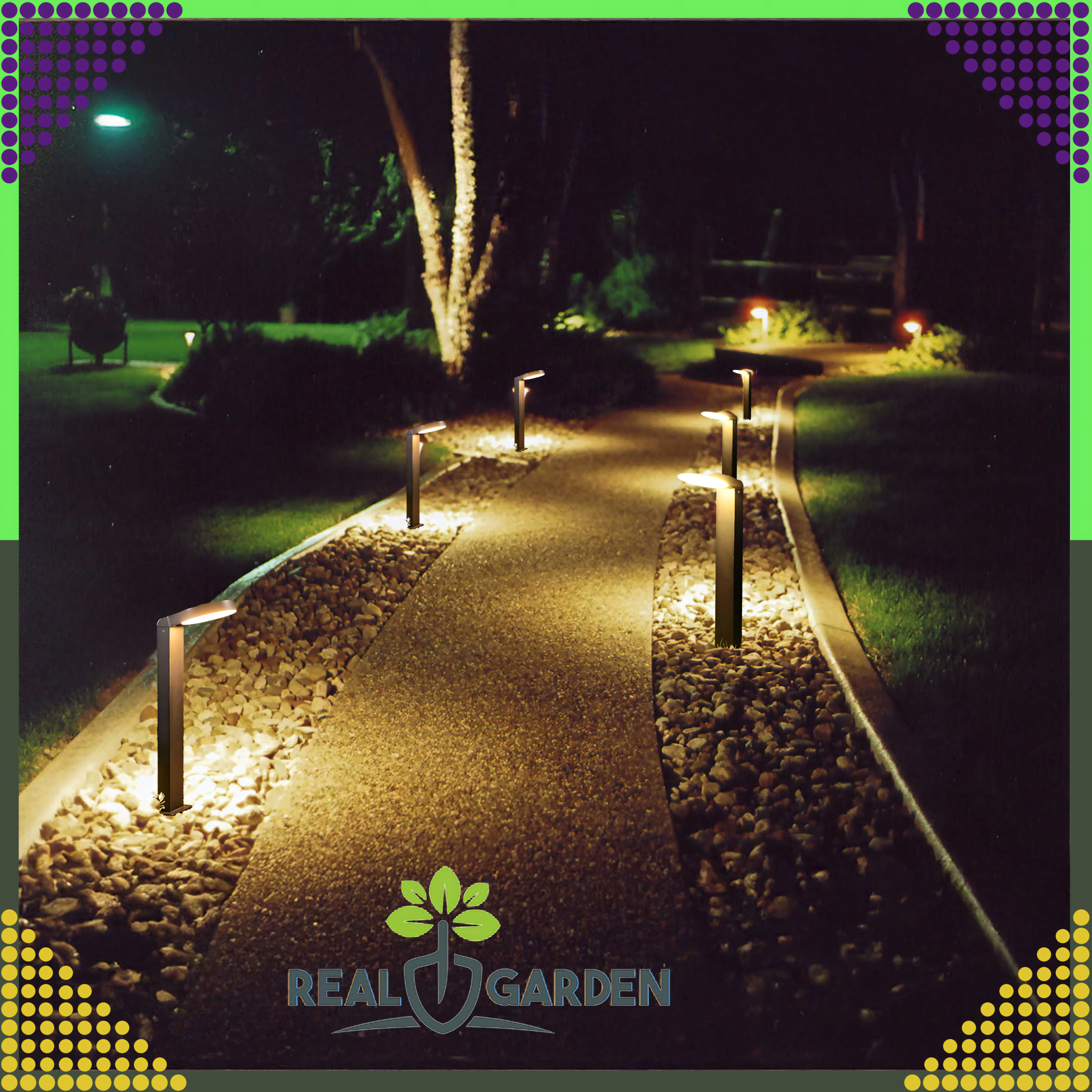 Lampa LED 18W Ogrodowa Nowoczesna 60cm Zewnętrzna Słupek Stojąca Okrągła - obrazek 9