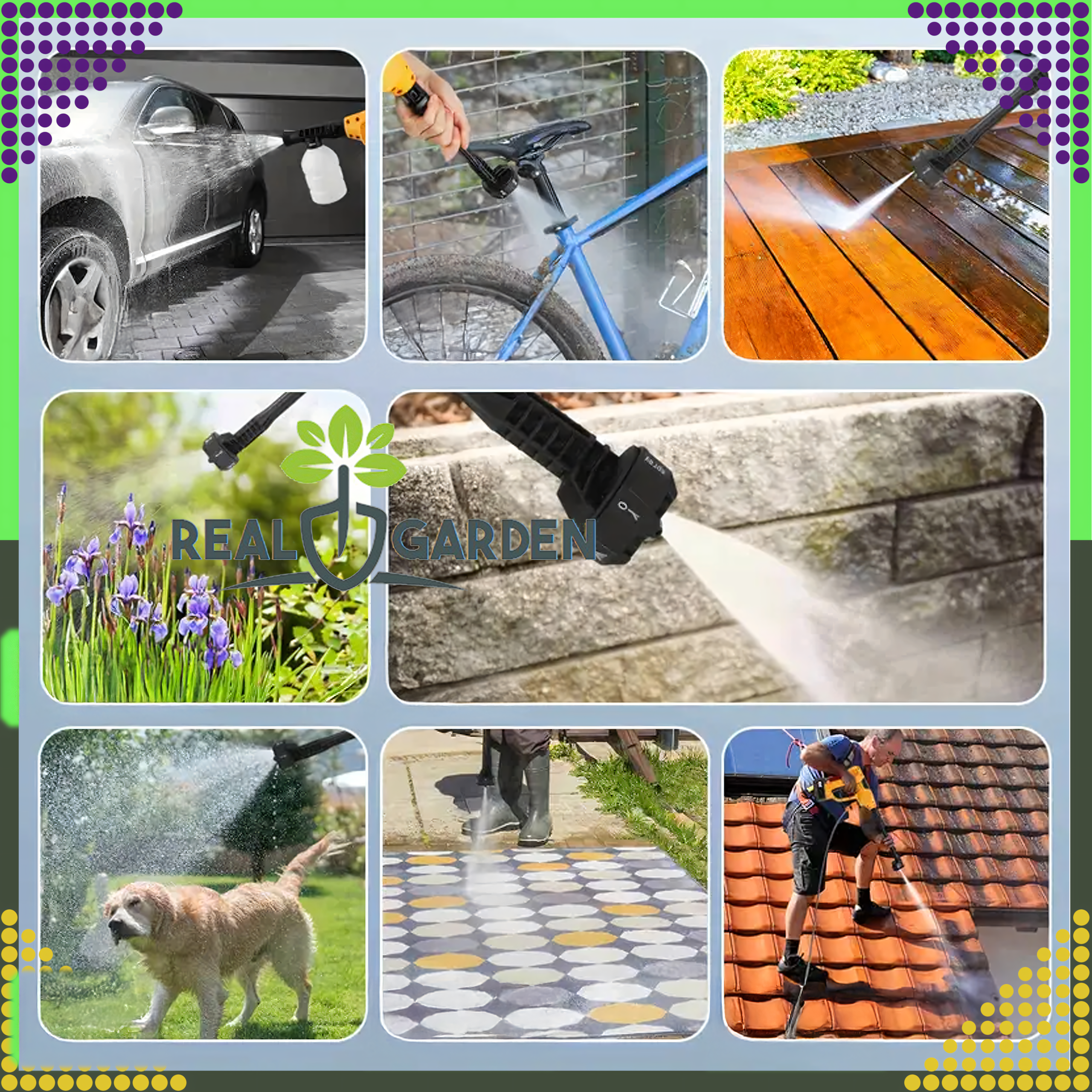 Multi Dysza 6w1 Dysza do Myjki Ciśnieniowe Kąt 0 15 25 40 Dysza Przestawna - obrazek 6