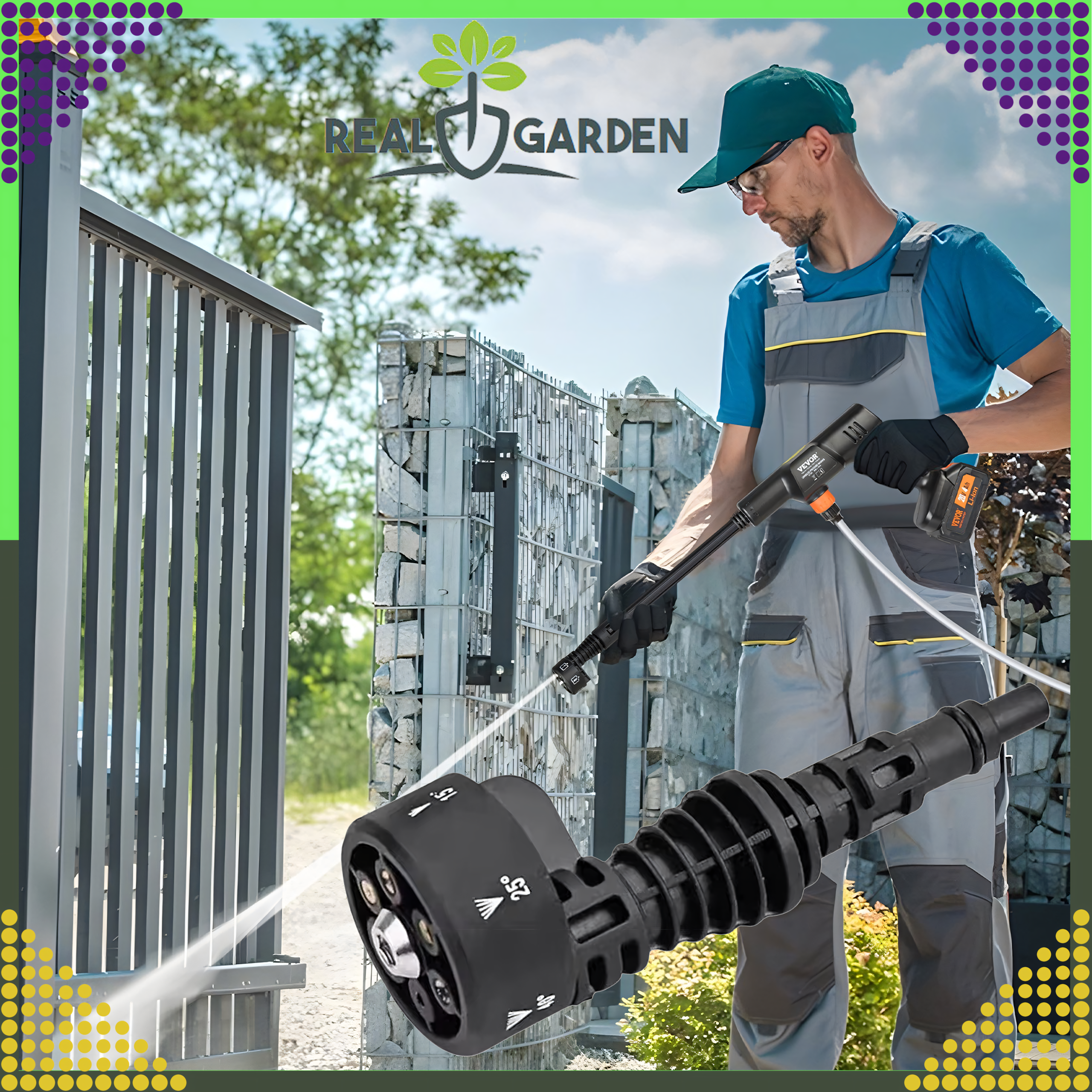 Multi Dysza 6w1 Dysza do Myjki Ciśnieniowe Kąt 0 15 25 40 Dysza Przestawna - obrazek 8