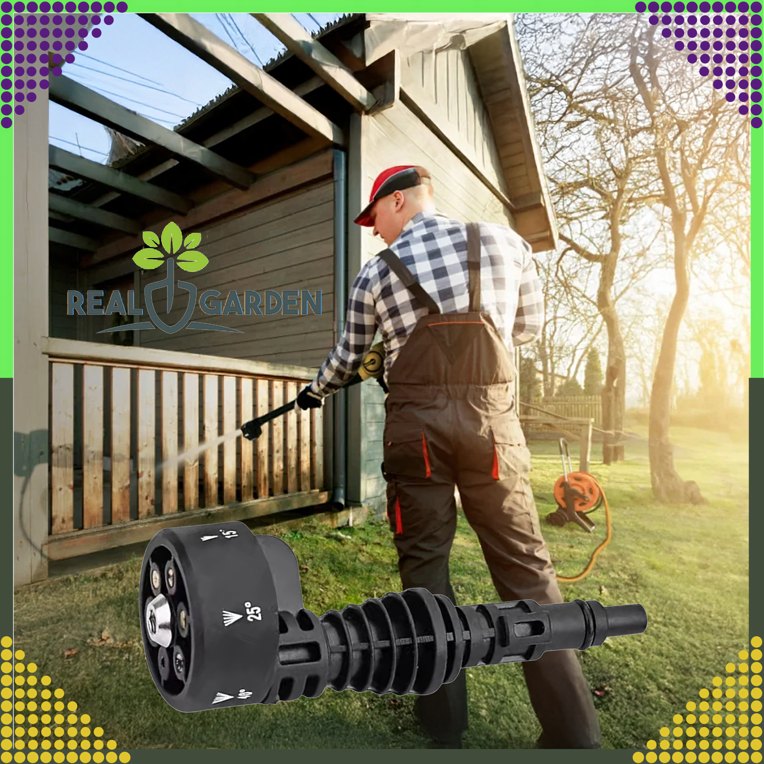 Multi Dysza 6w1 Dysza do Myjki Ciśnieniowe Kąt 0 15 25 40 Dysza Przestawna - obrazek 10