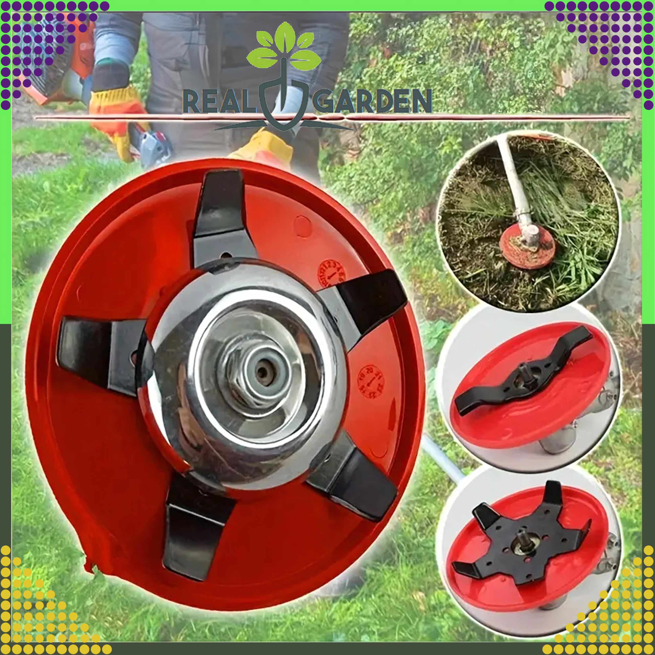 Tarcza do Kosy Podkaszarki do Trawy Chwastów Taca do Pielenia Przycinarka - obrazek 3