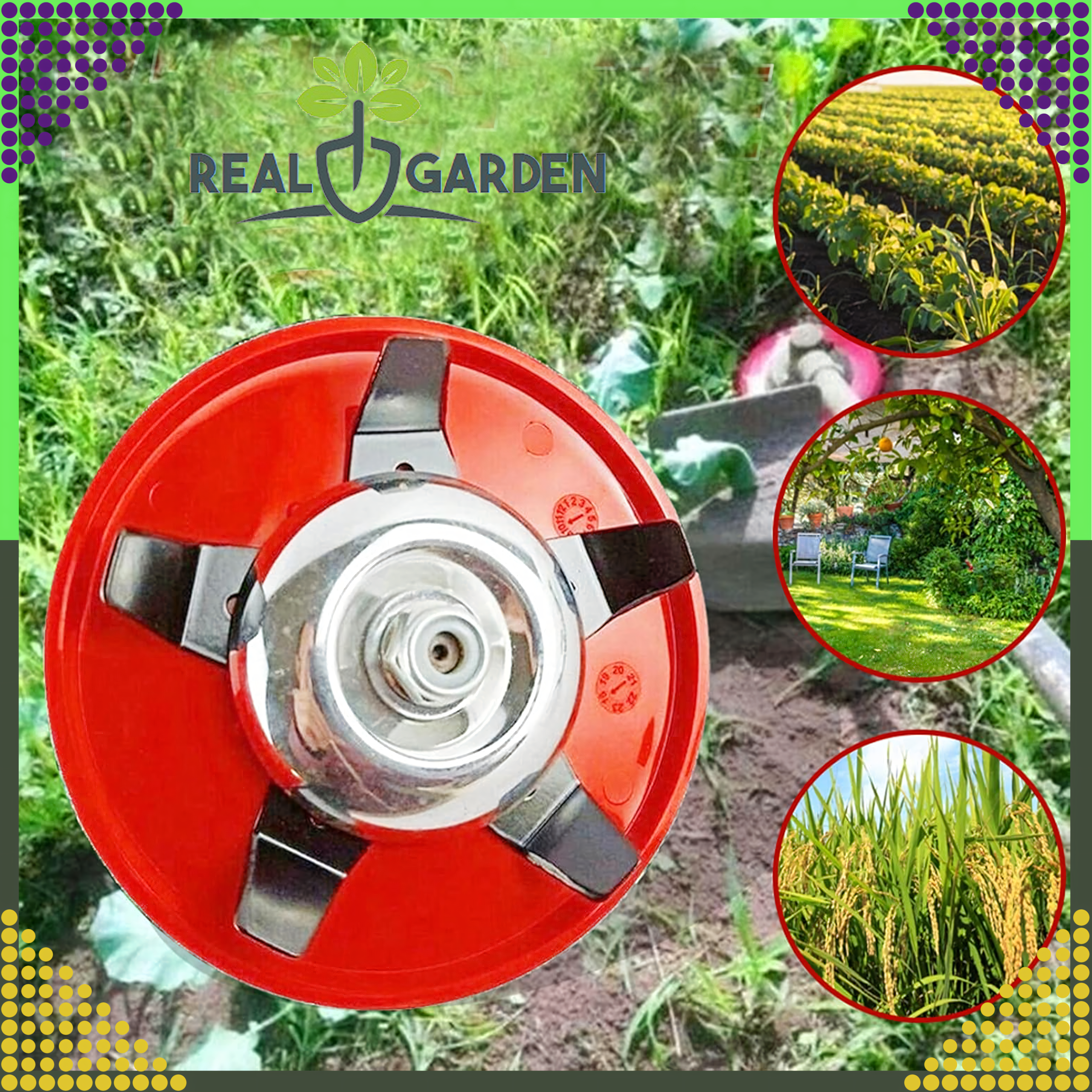 Tarcza do Kosy Podkaszarki do Trawy Chwastów Taca do Pielenia Przycinarka - obrazek 8