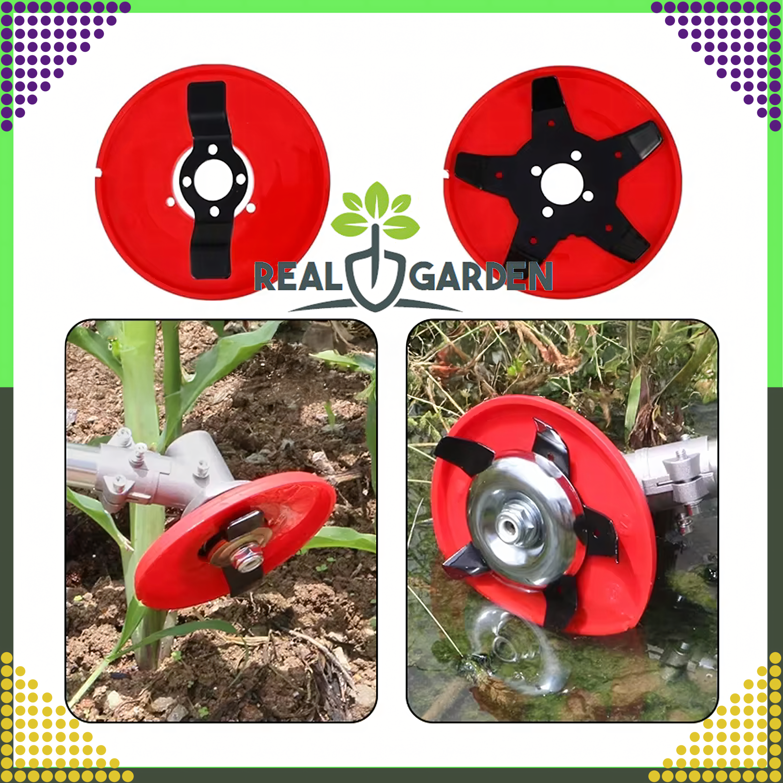 Tarcza do Kosy Podkaszarki do Trawy Chwastów Taca do Pielenia Przycinarka - obrazek 9