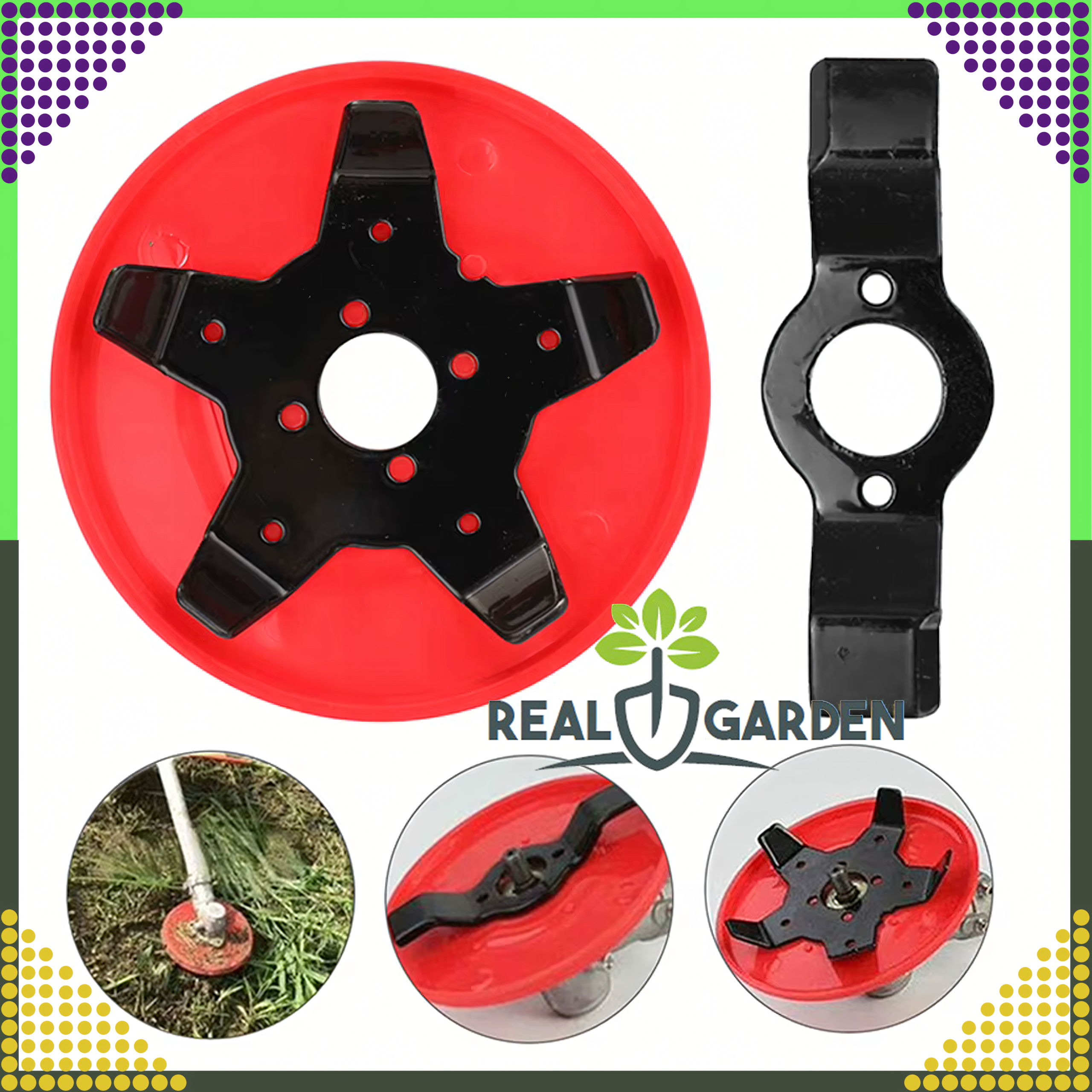 Tarcza do Kosy Podkaszarki do Trawy Chwastów Taca do Pielenia Przycinarka - obrazek 11